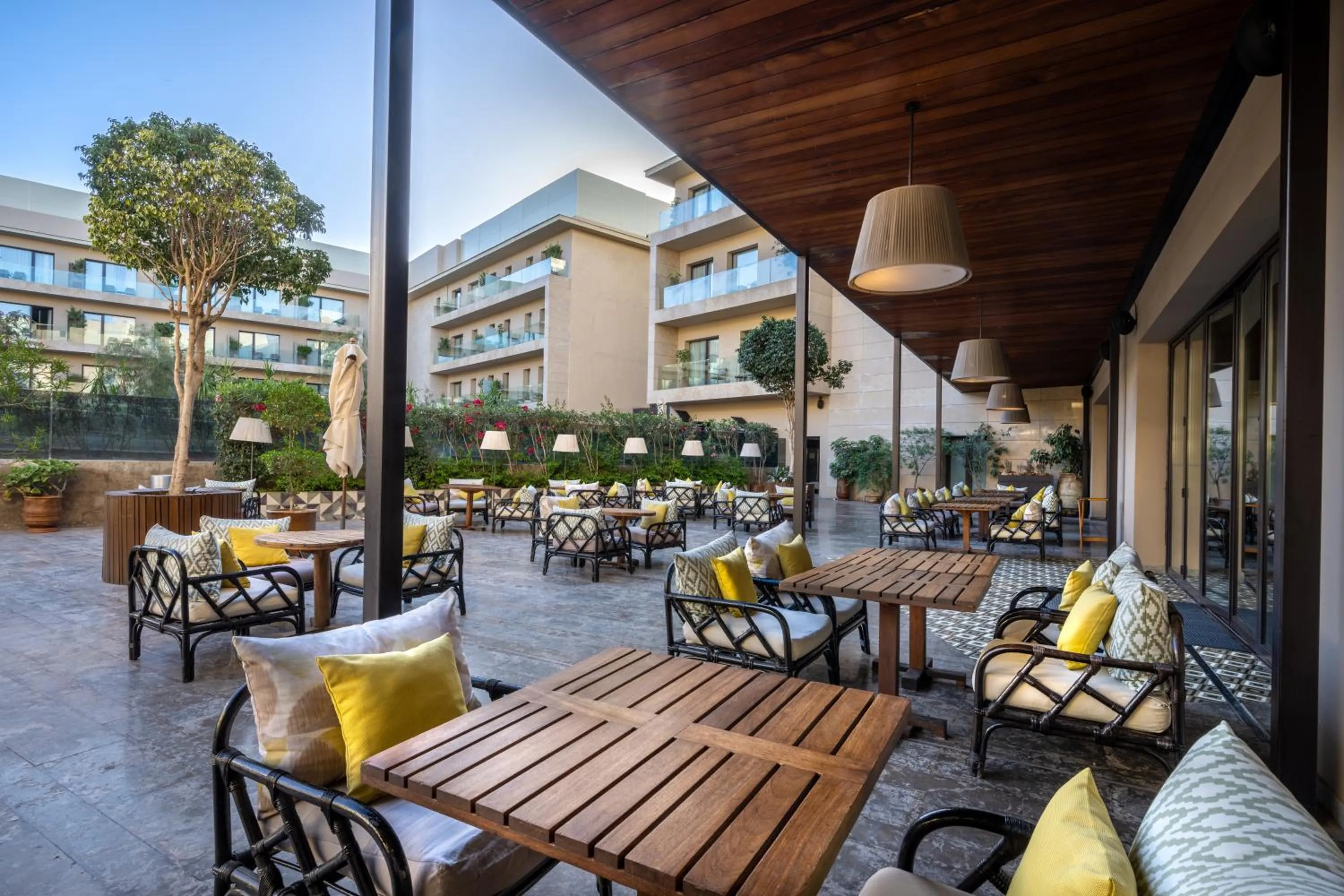 Patio in Radisson Blu Marrakech, Carré Eden