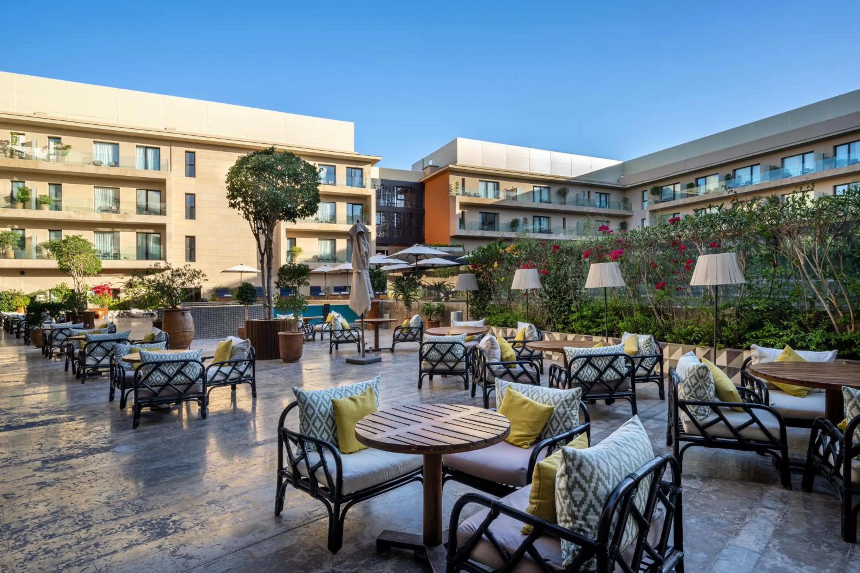 Patio in Radisson Blu Marrakech, Carré Eden