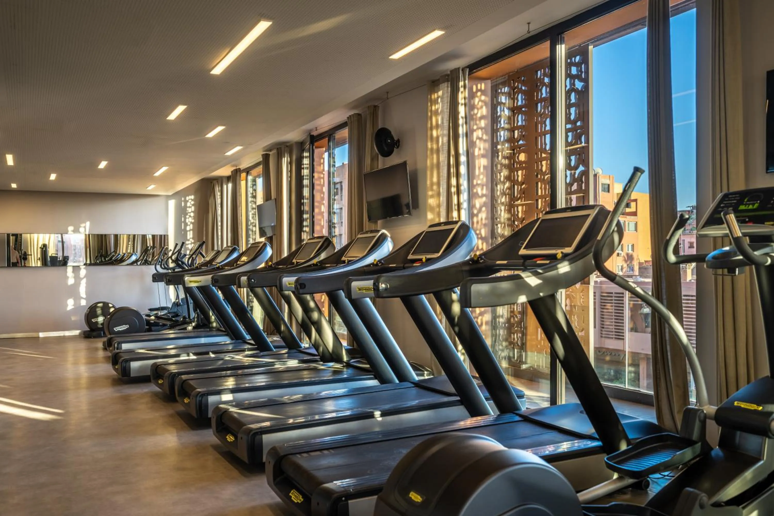 Fitness centre/facilities in Radisson Blu Marrakech, Carré Eden