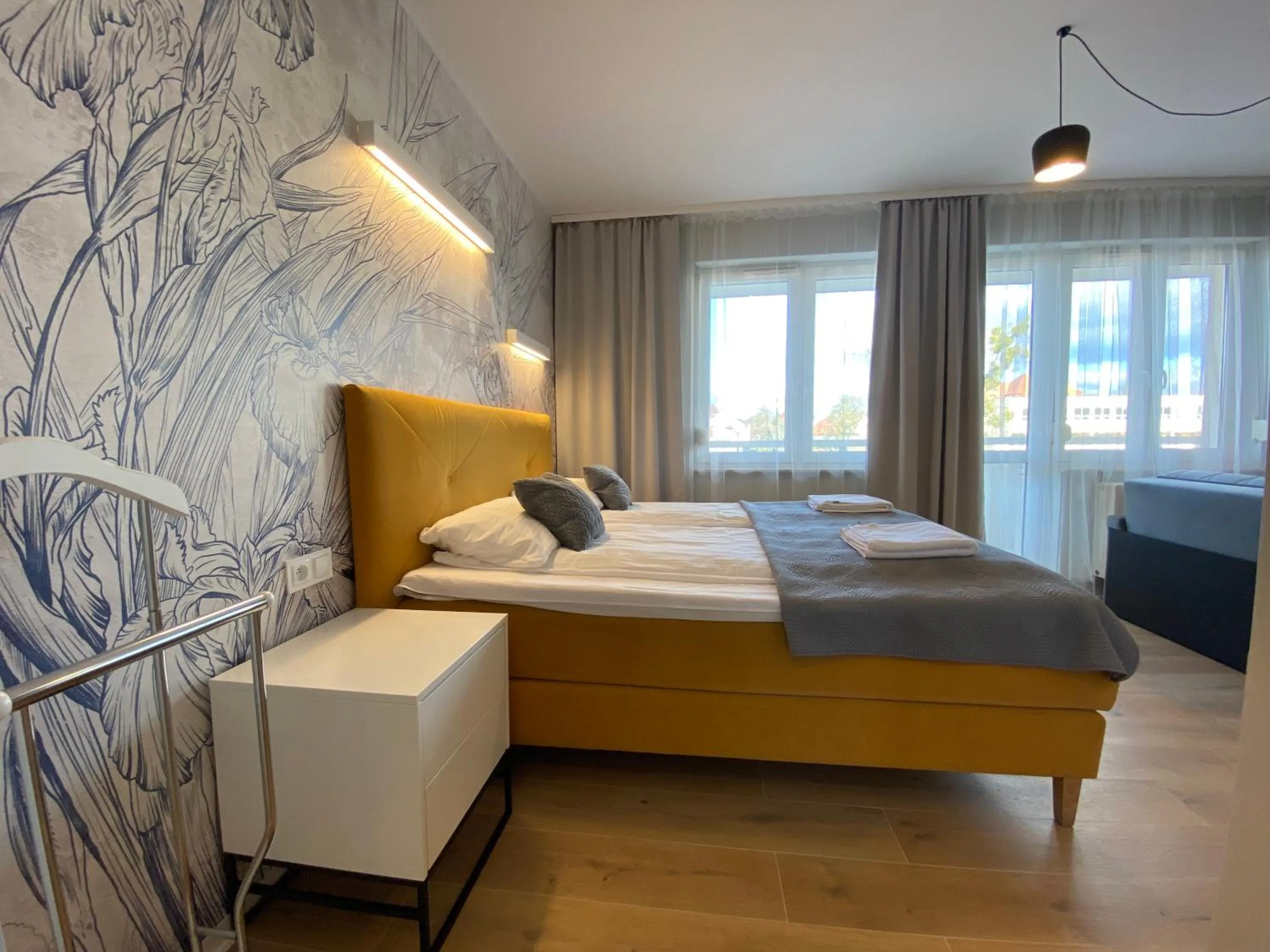 Bed in Apartament Toruń