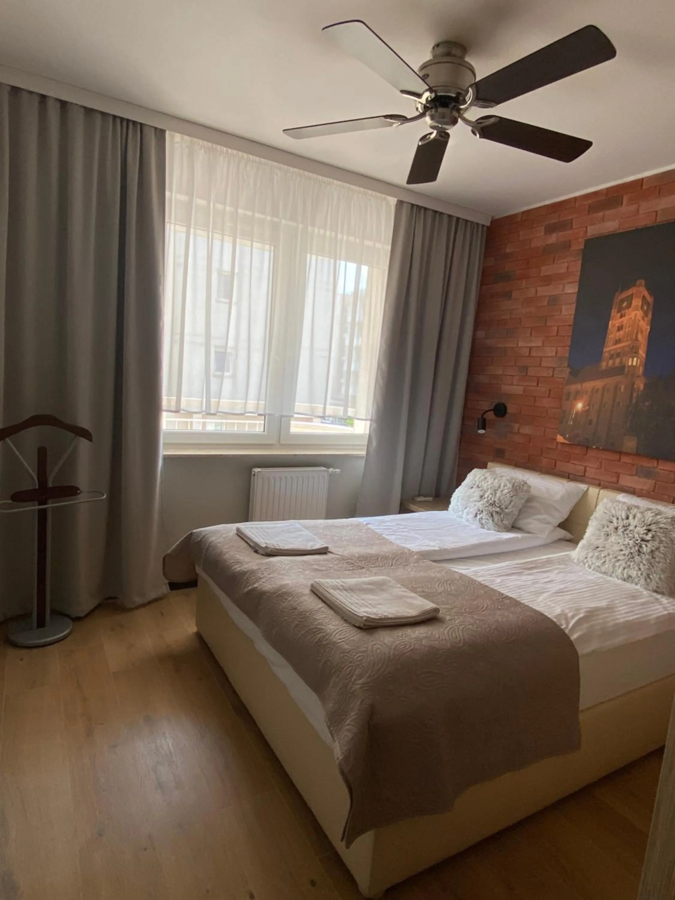 Bed in Apartament Toruń