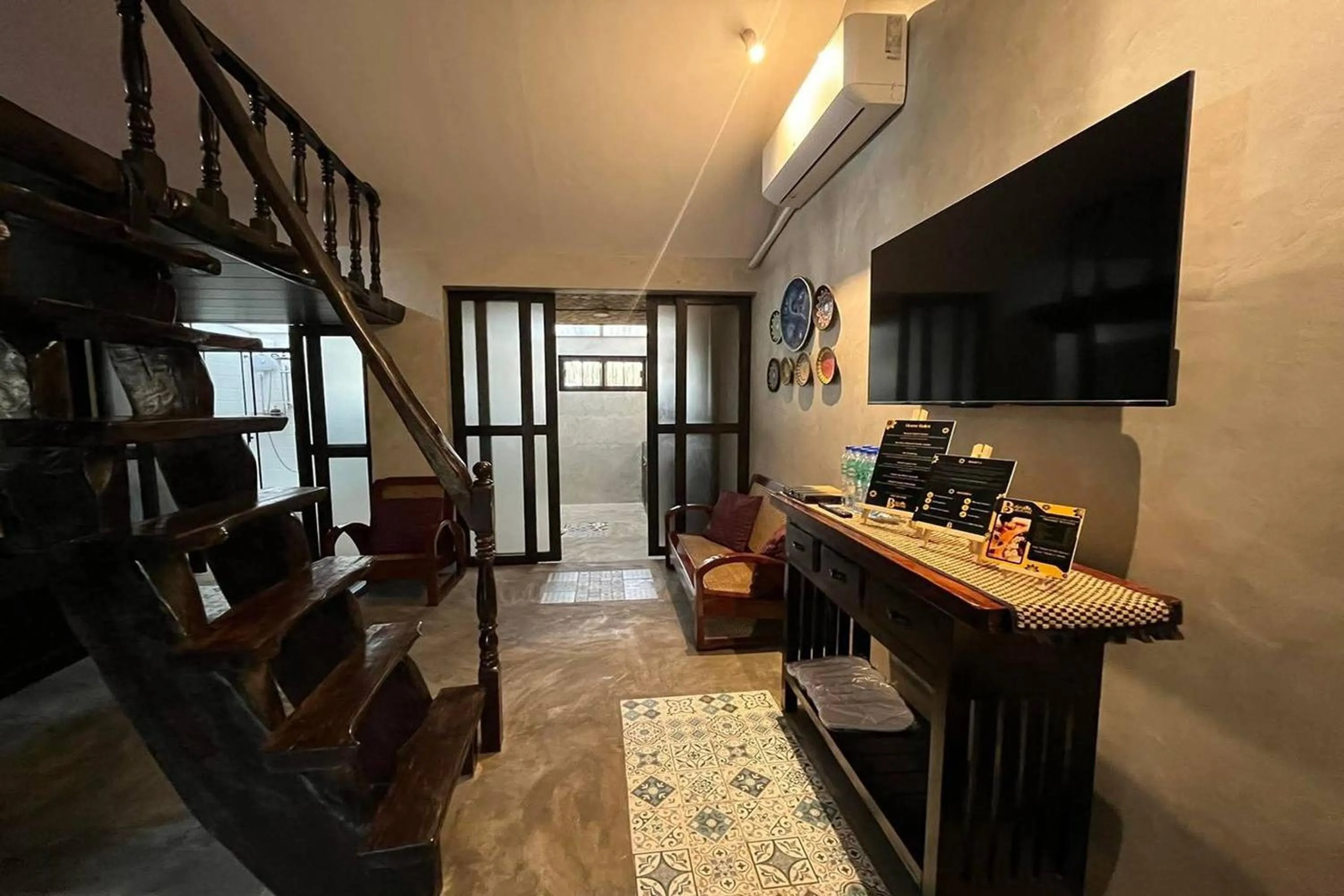 Seating area in Balai Balatong Ilocos near Laoag Airport