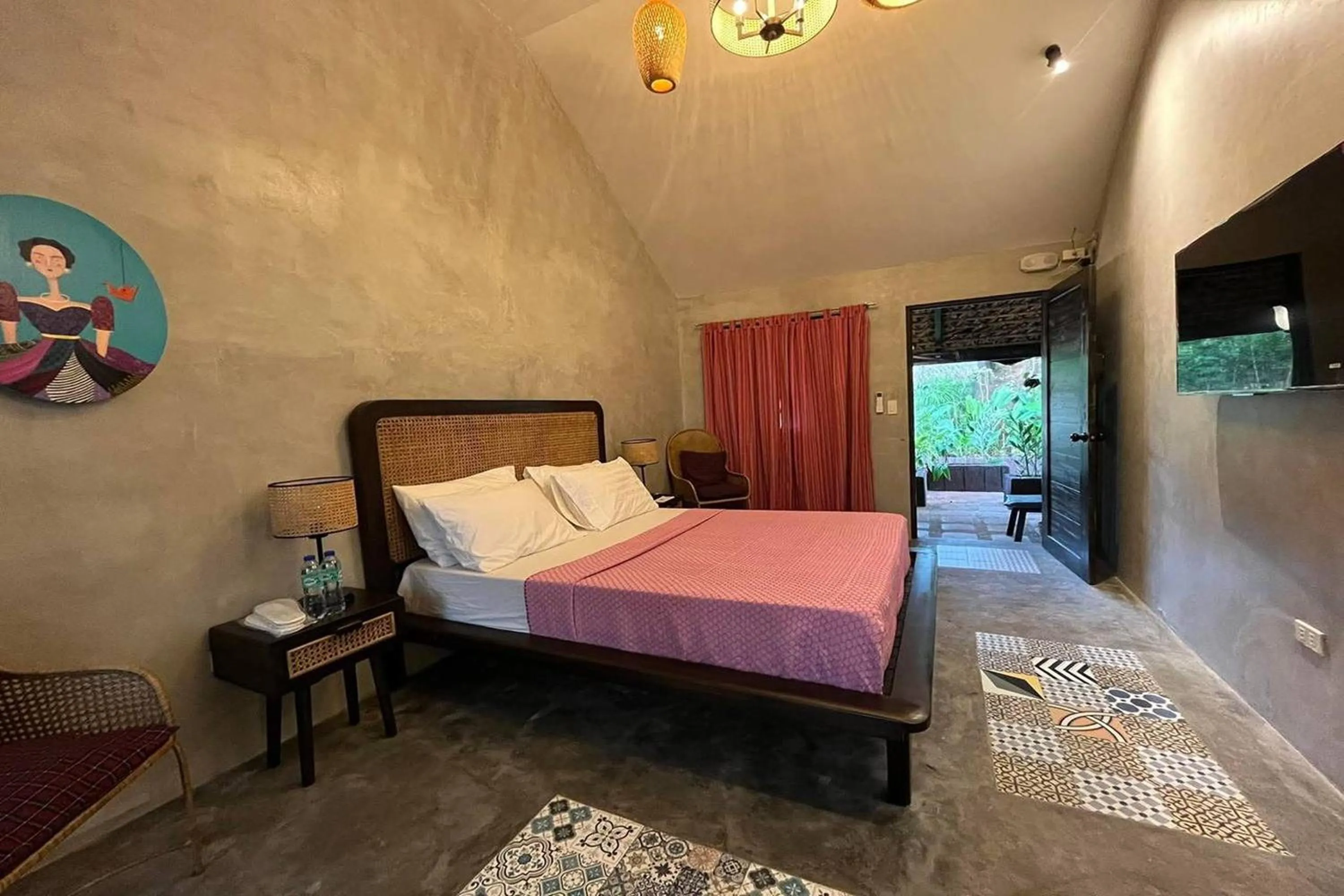 Bed in Balai Balatong Ilocos near Laoag Airport