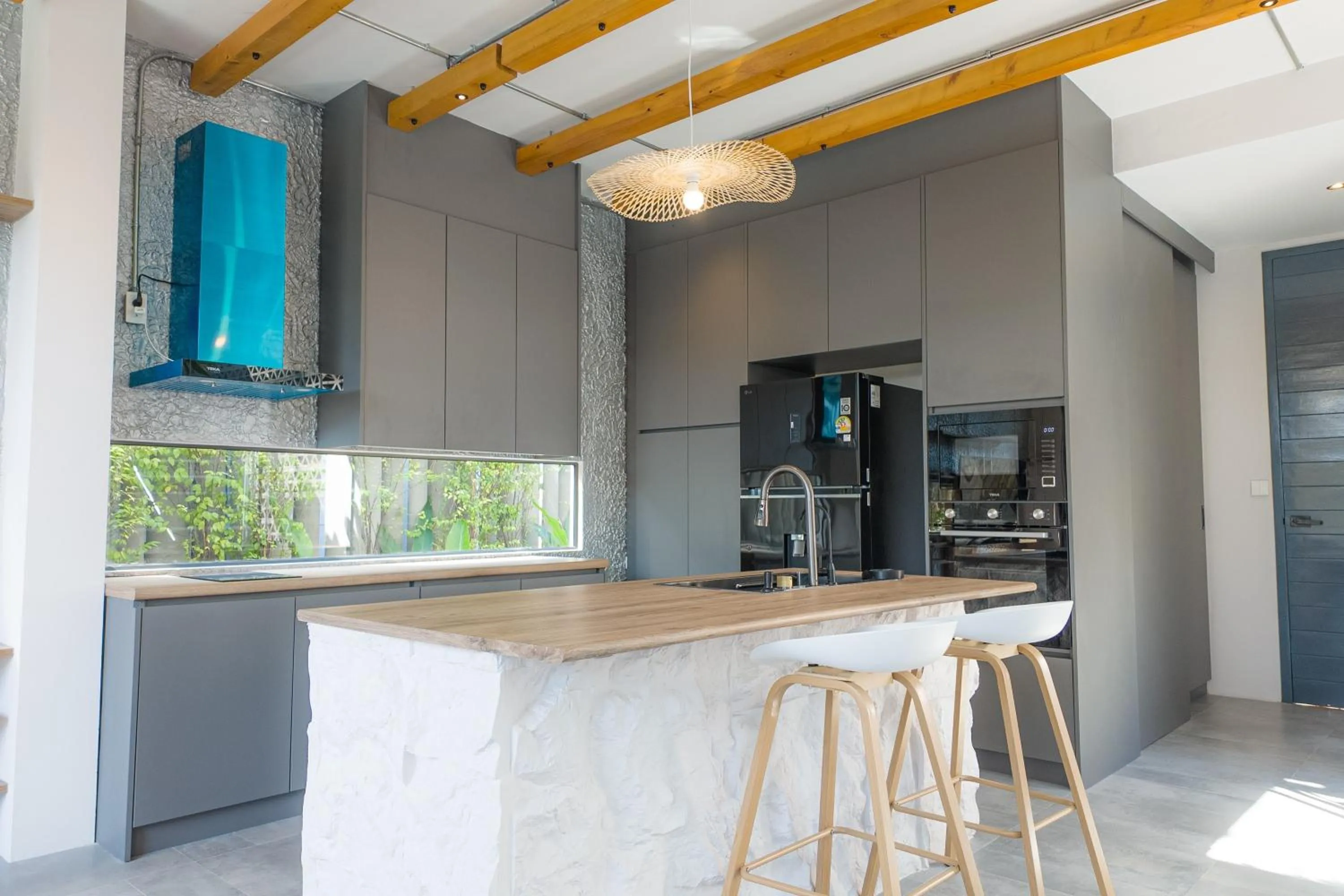 Kitchen or kitchenette in The Modern Pool Villa Hua Hin