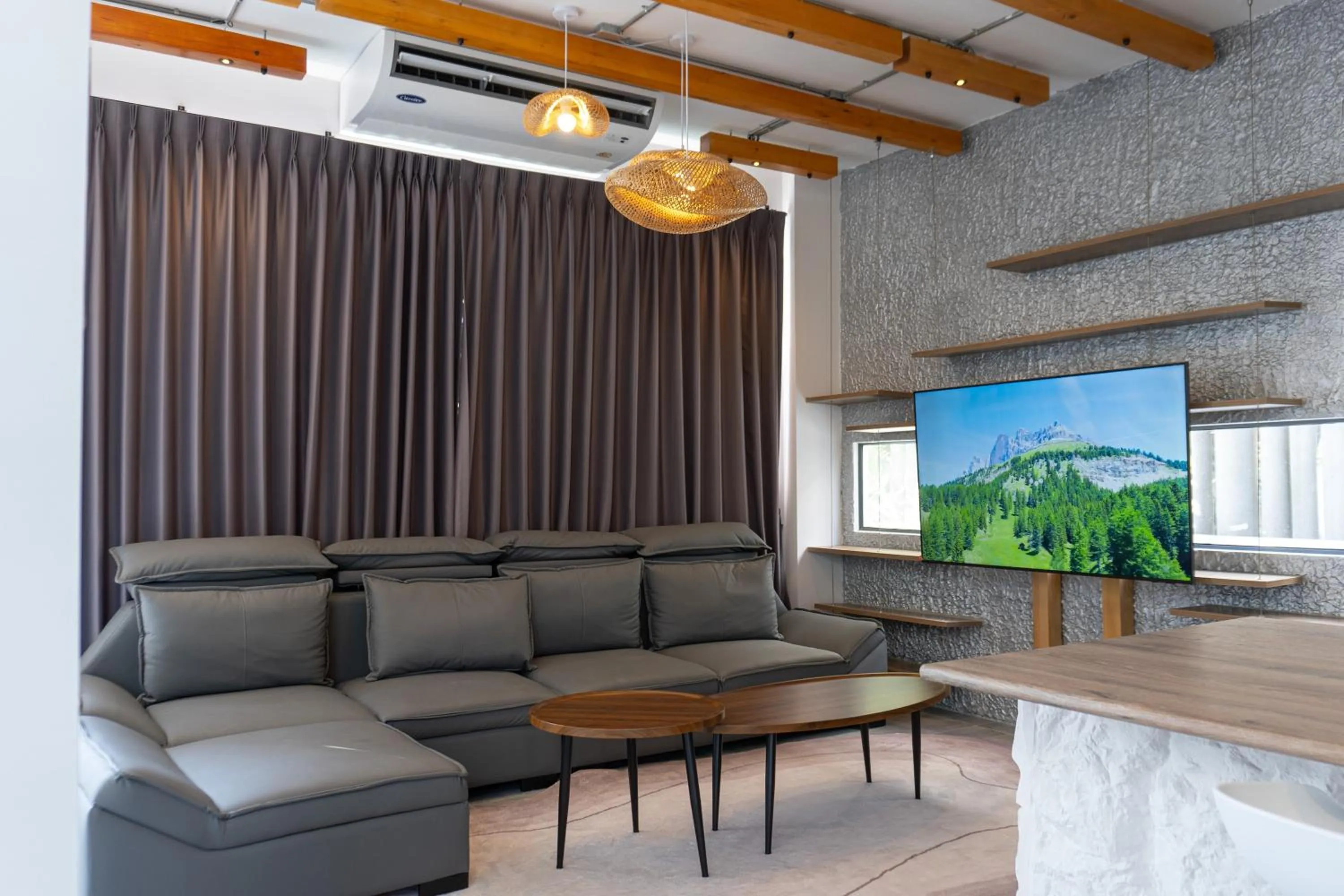 Seating area in The Modern Pool Villa Hua Hin