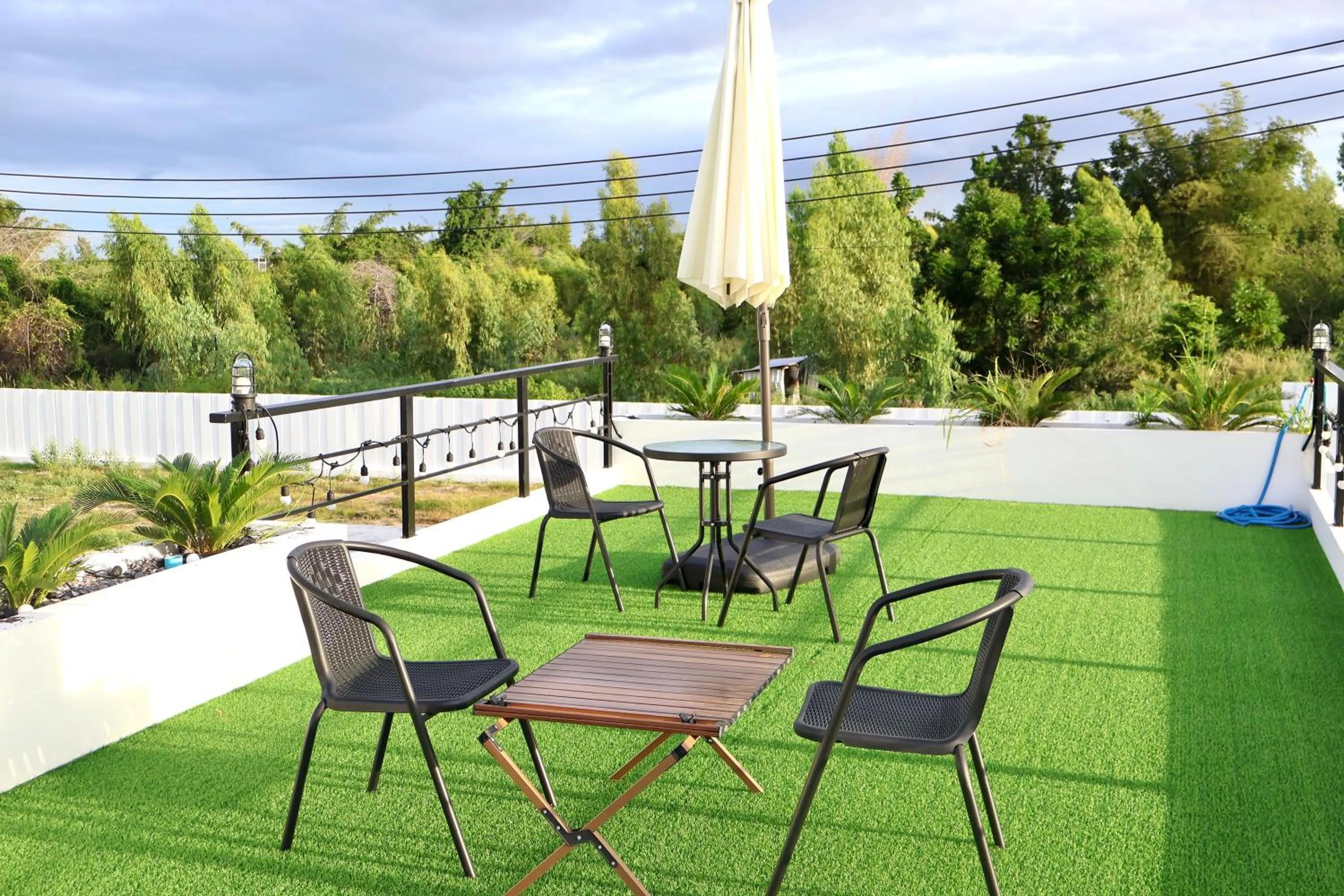 Seating area in The Modern Pool Villa Hua Hin