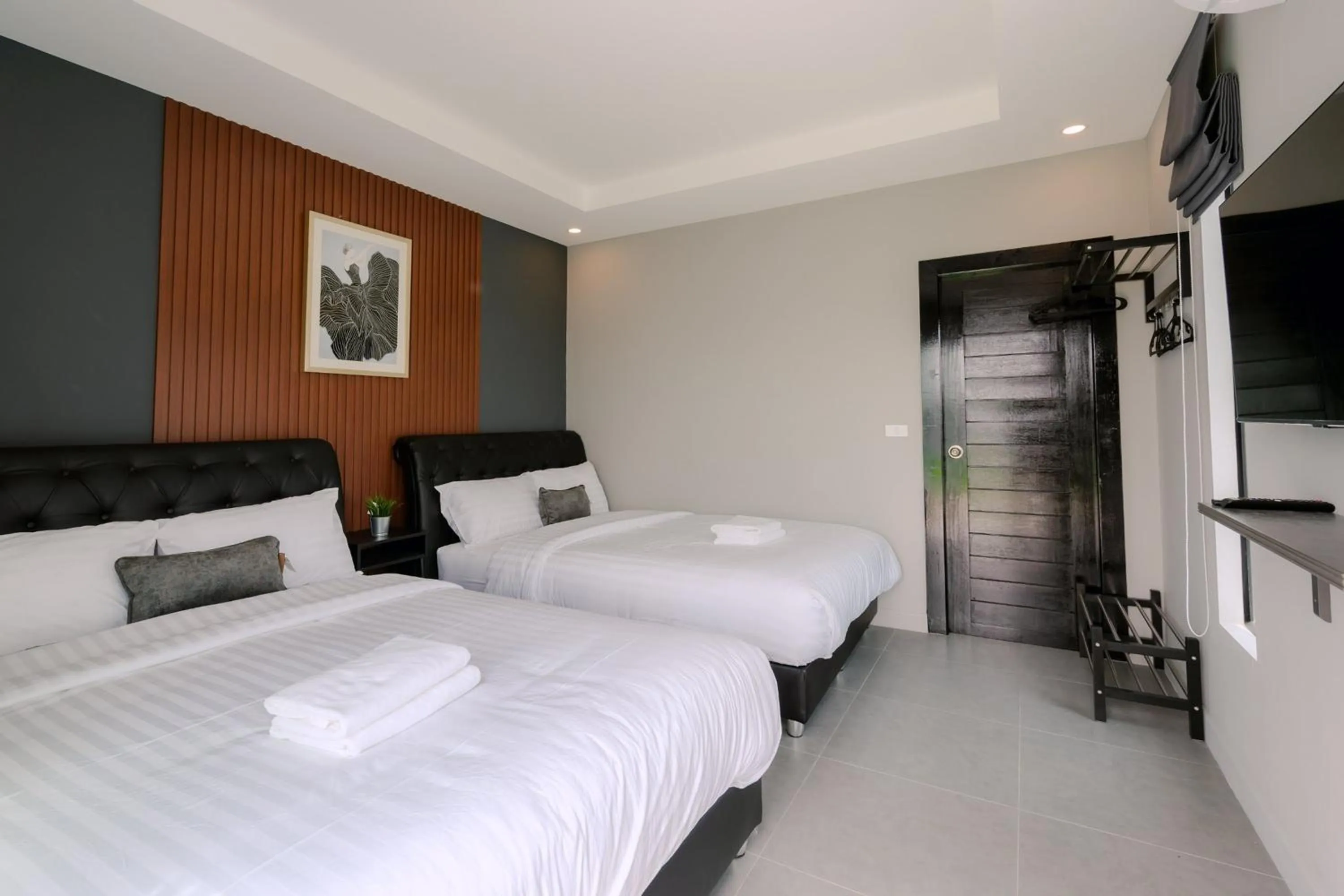 Bed in The Modern Pool Villa Hua Hin