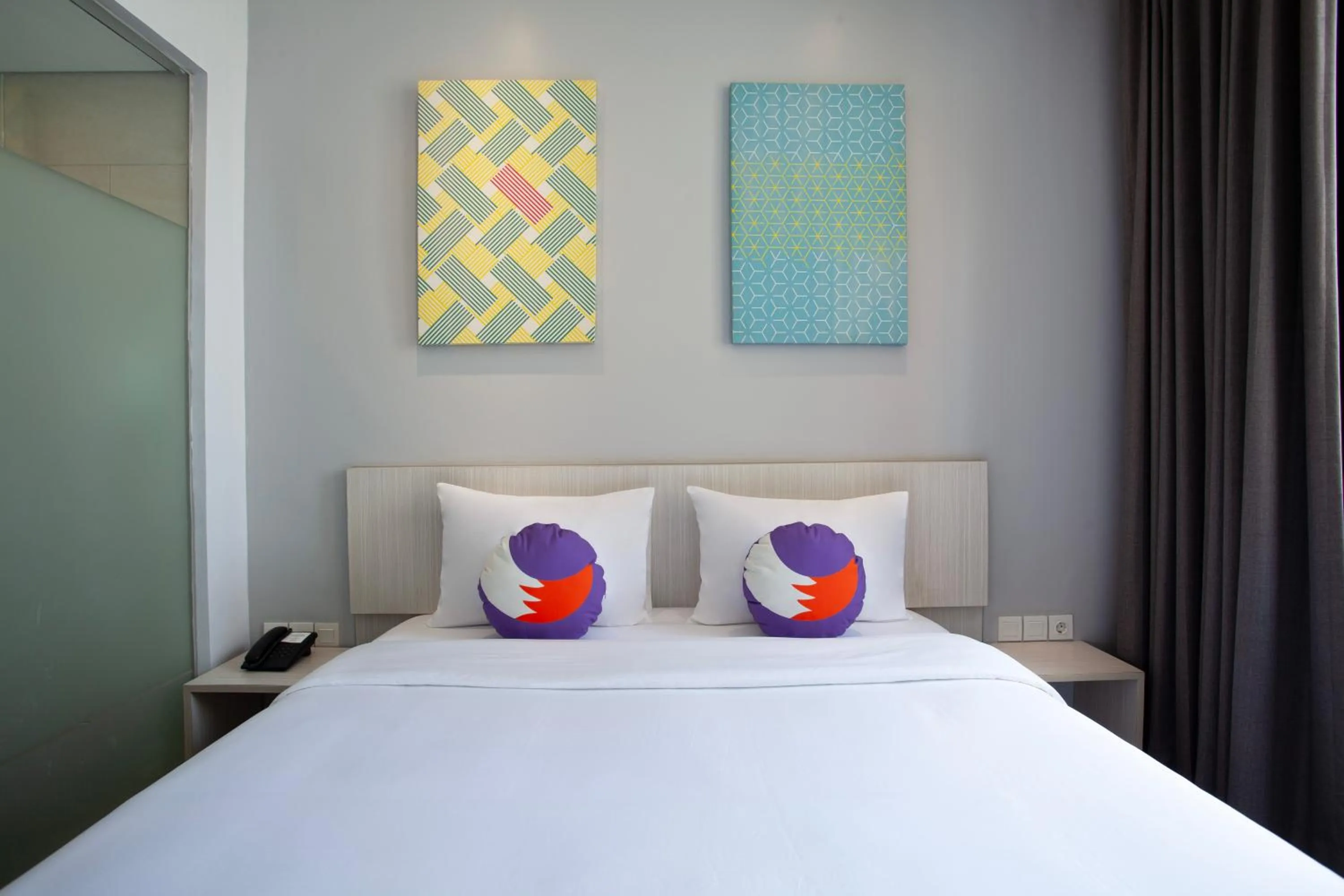 Bedroom, Bed in FOX Lite Hotel Cikarang