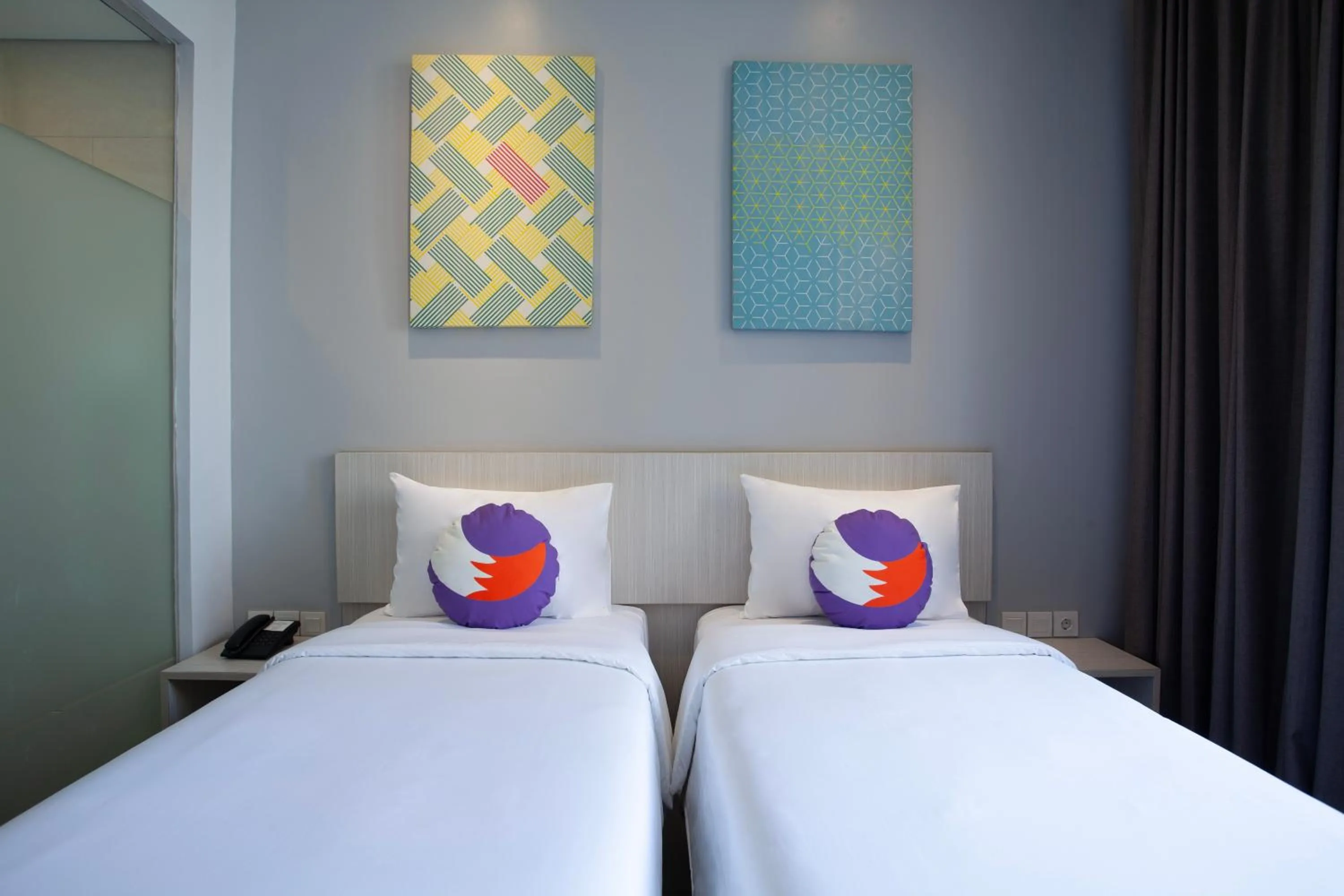 Bedroom, Bed in FOX Lite Hotel Cikarang
