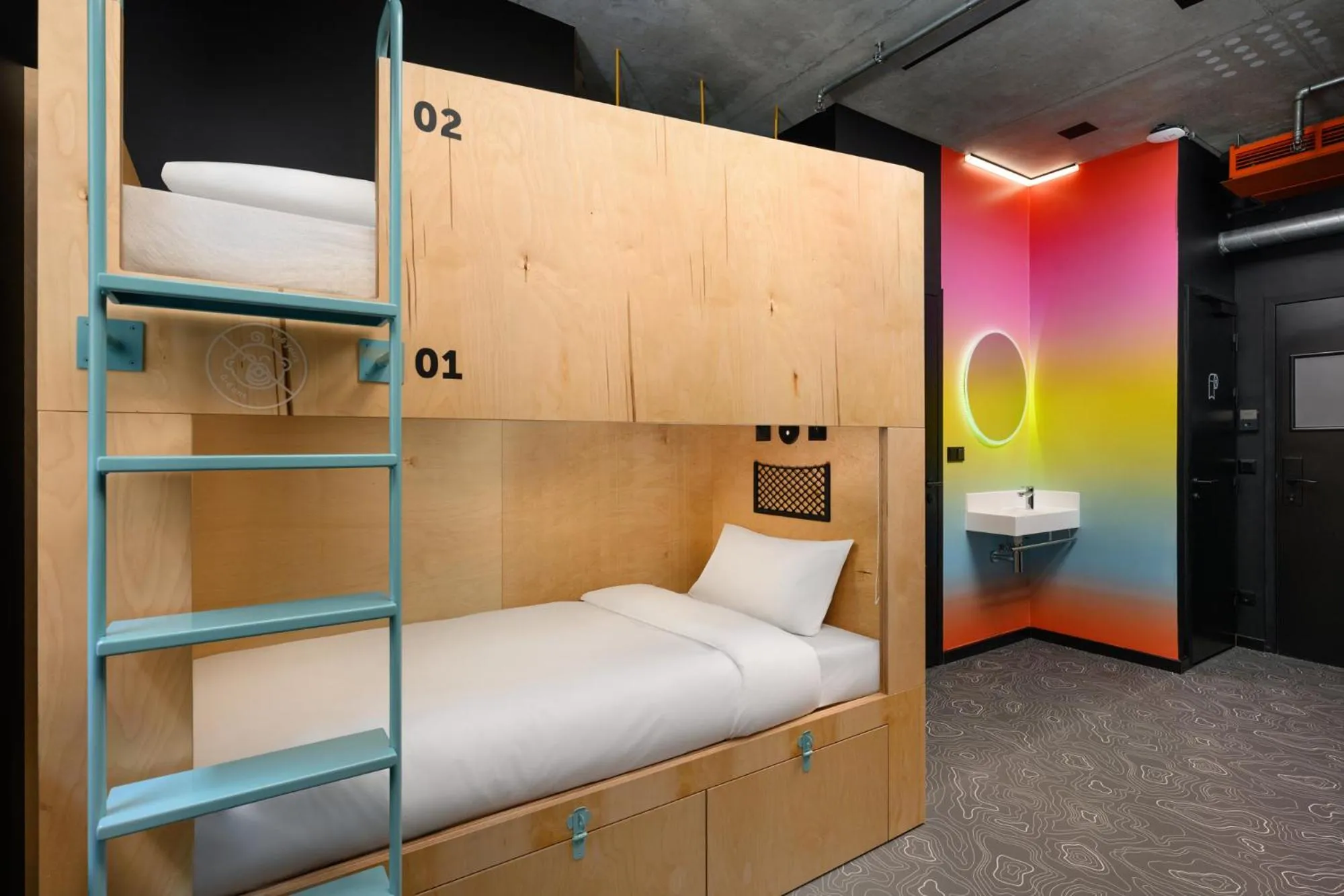 Bed in JO&JOE Budapest