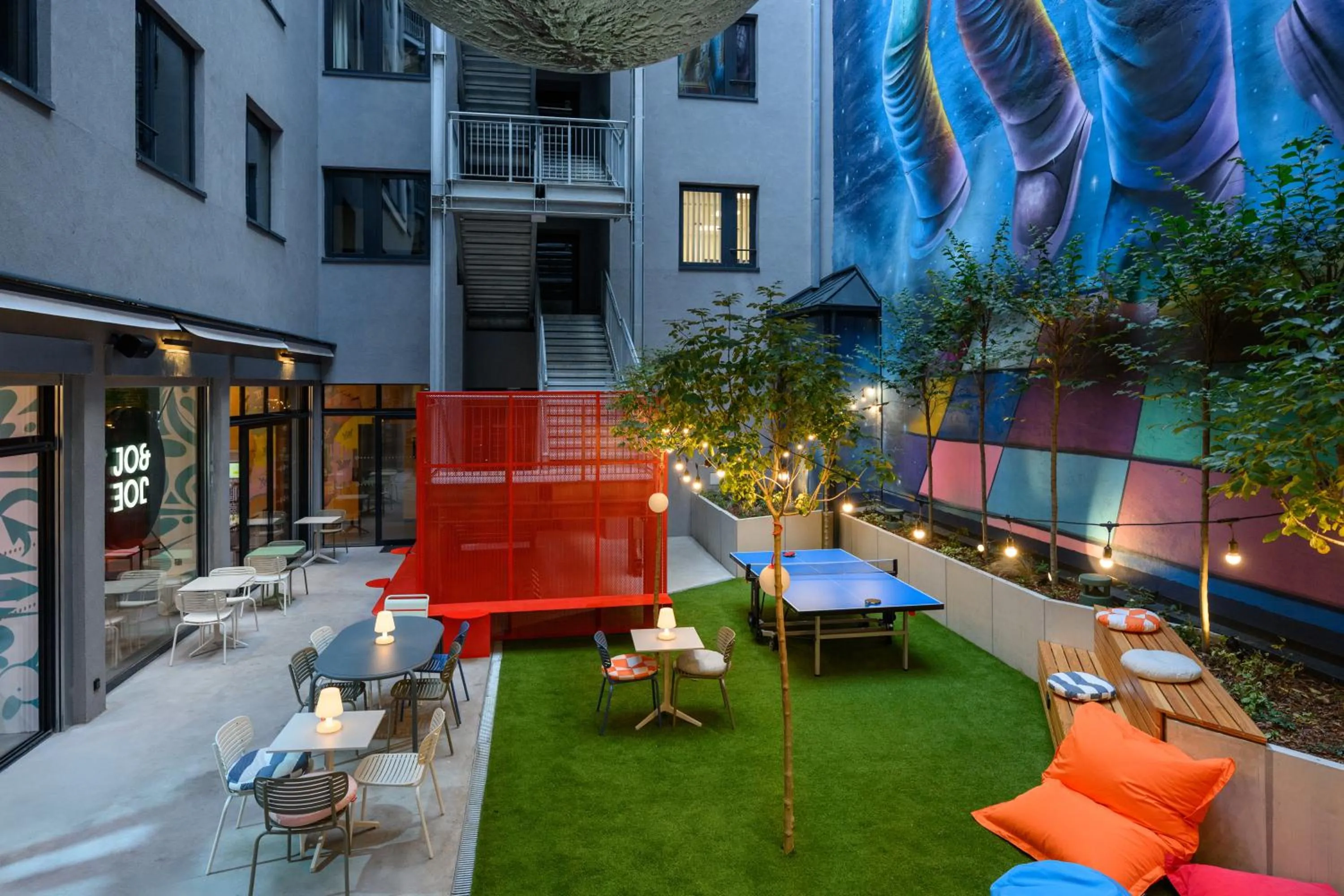 Patio in JO&JOE Budapest