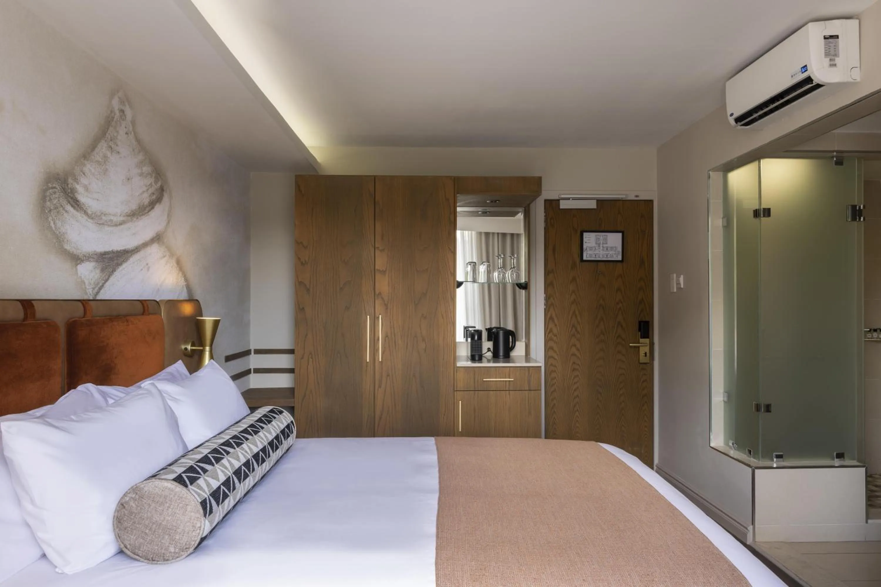 Bed in Mpilo Boutique Hotel