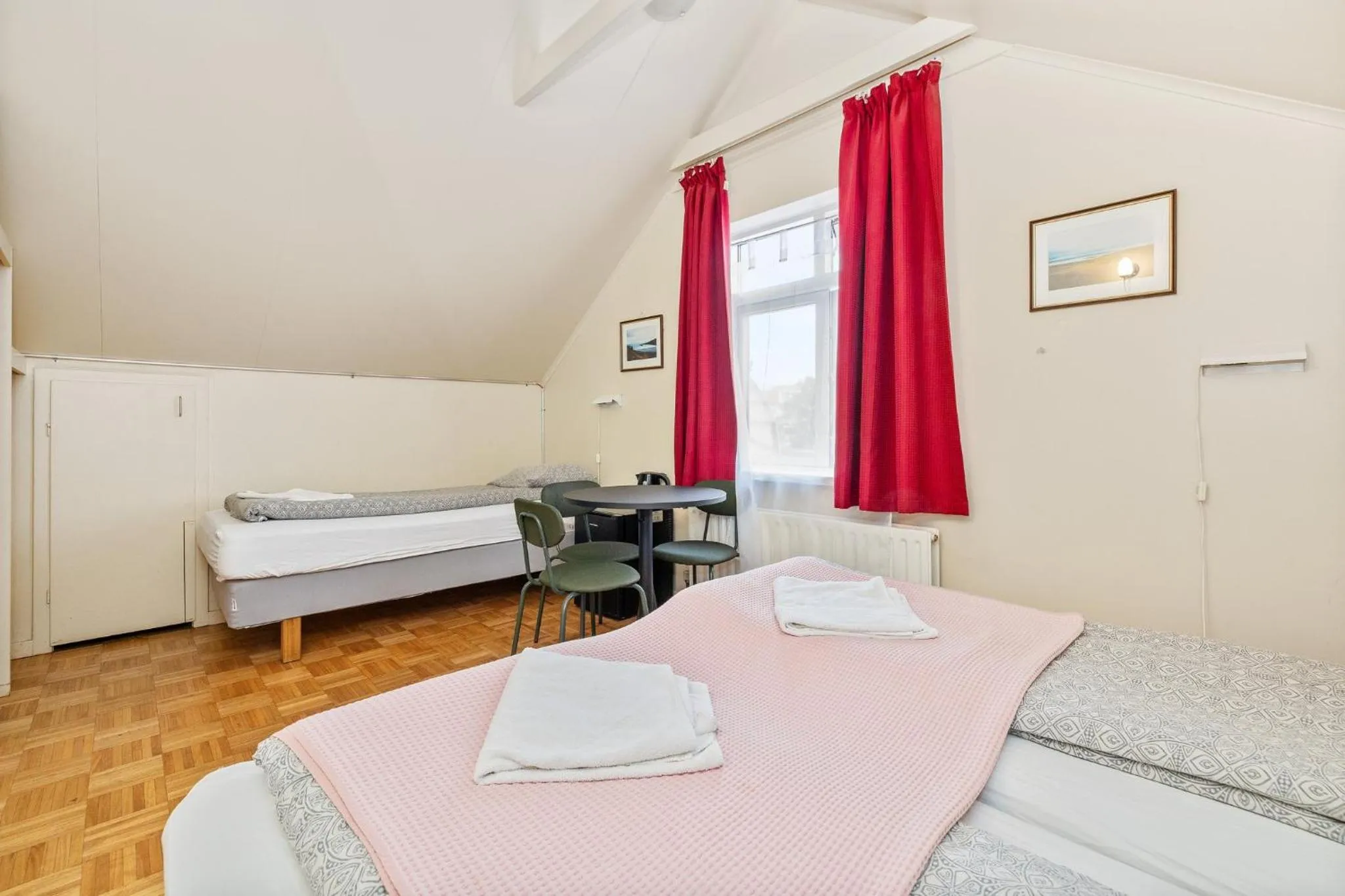 Bedroom, Bed in Downtown Reykjavík Baldursbrá Guesthouse