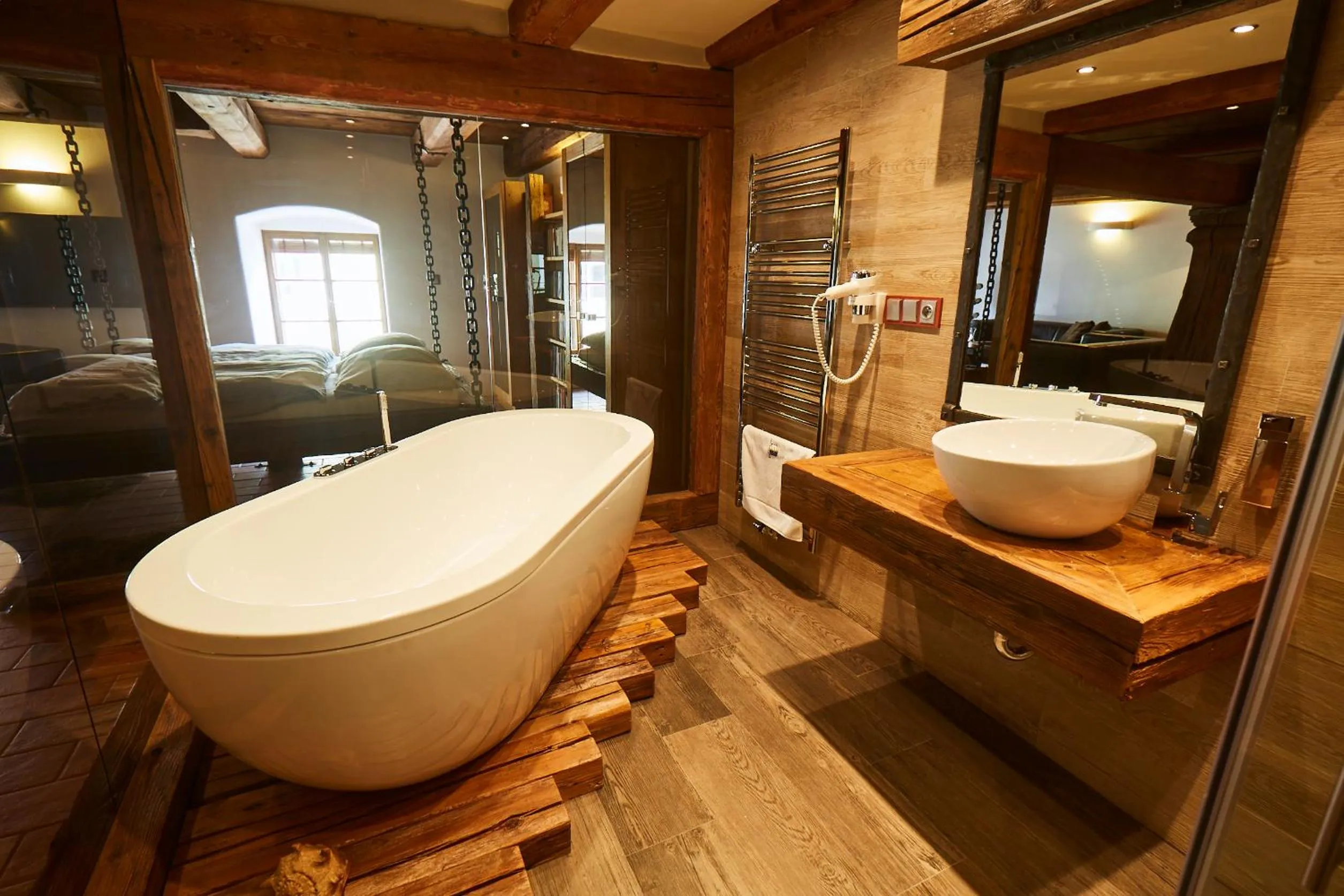 Bathroom in Mill Apartments