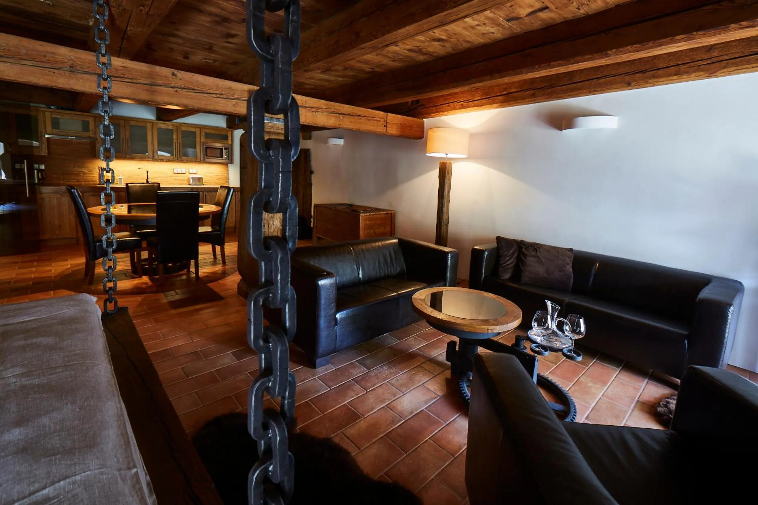 Living room in Mill Apartments