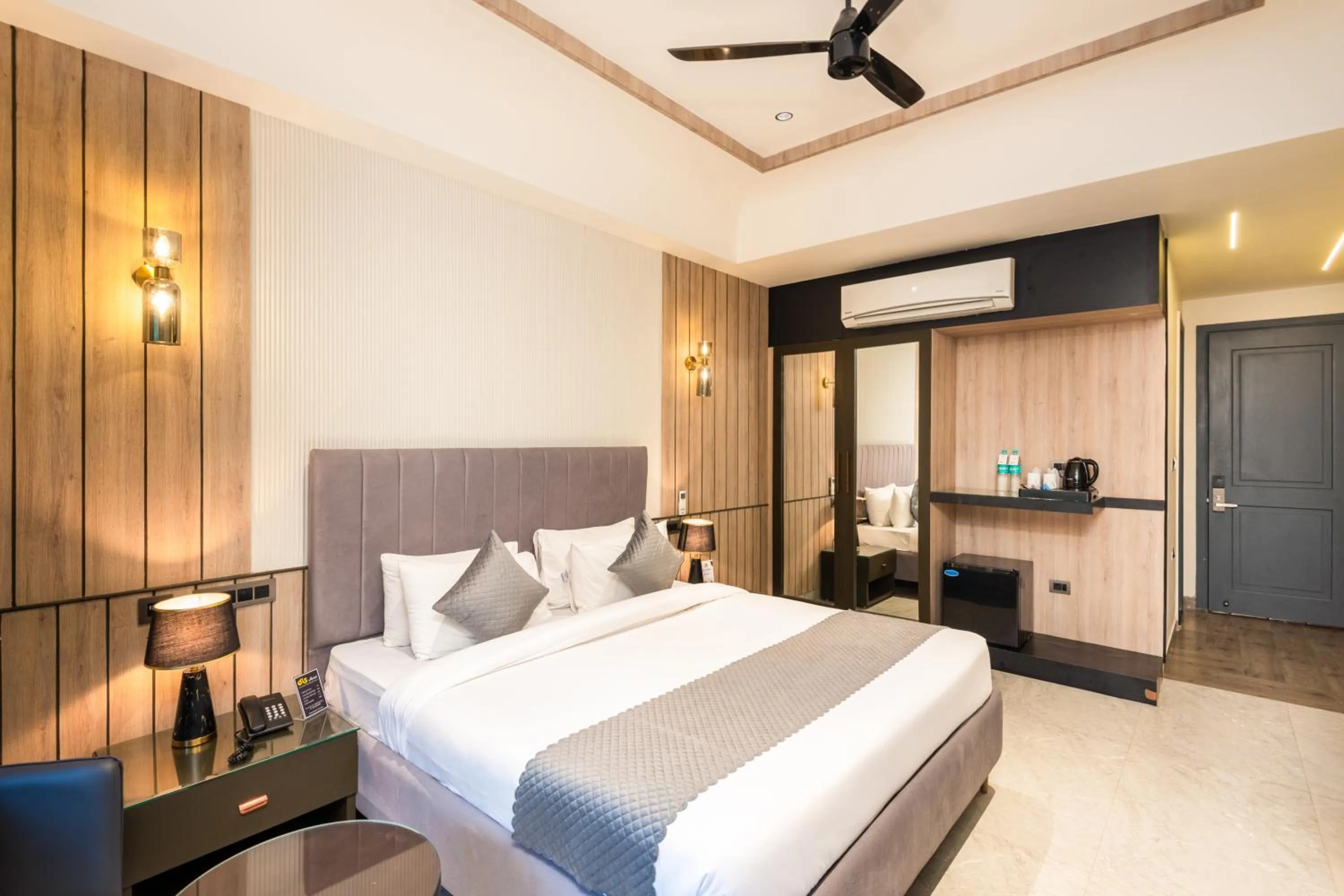 Bed in DLS Divine River Resort and Spa, Rishikesh