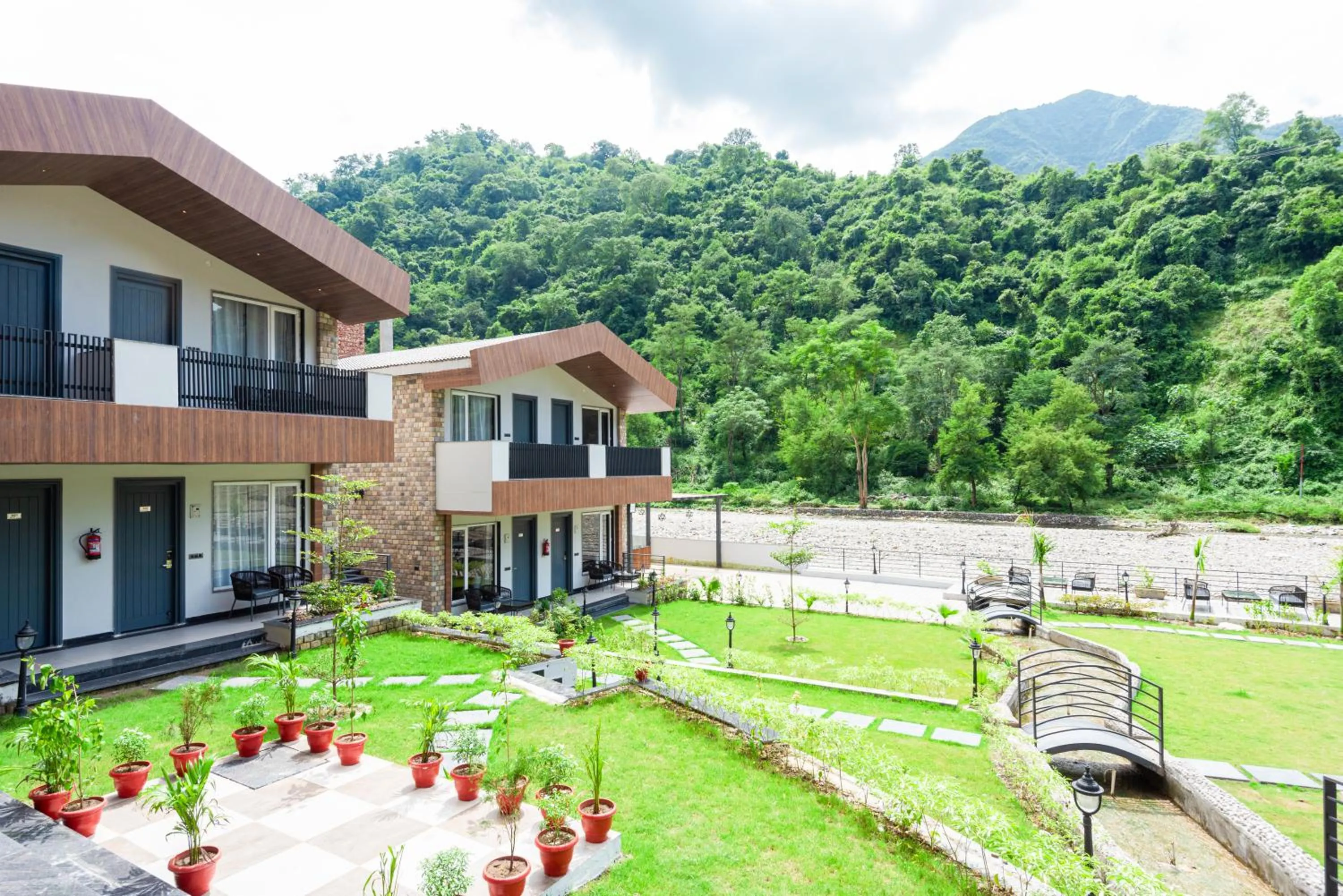 Property building in DLS Divine River Resort and Spa, Rishikesh