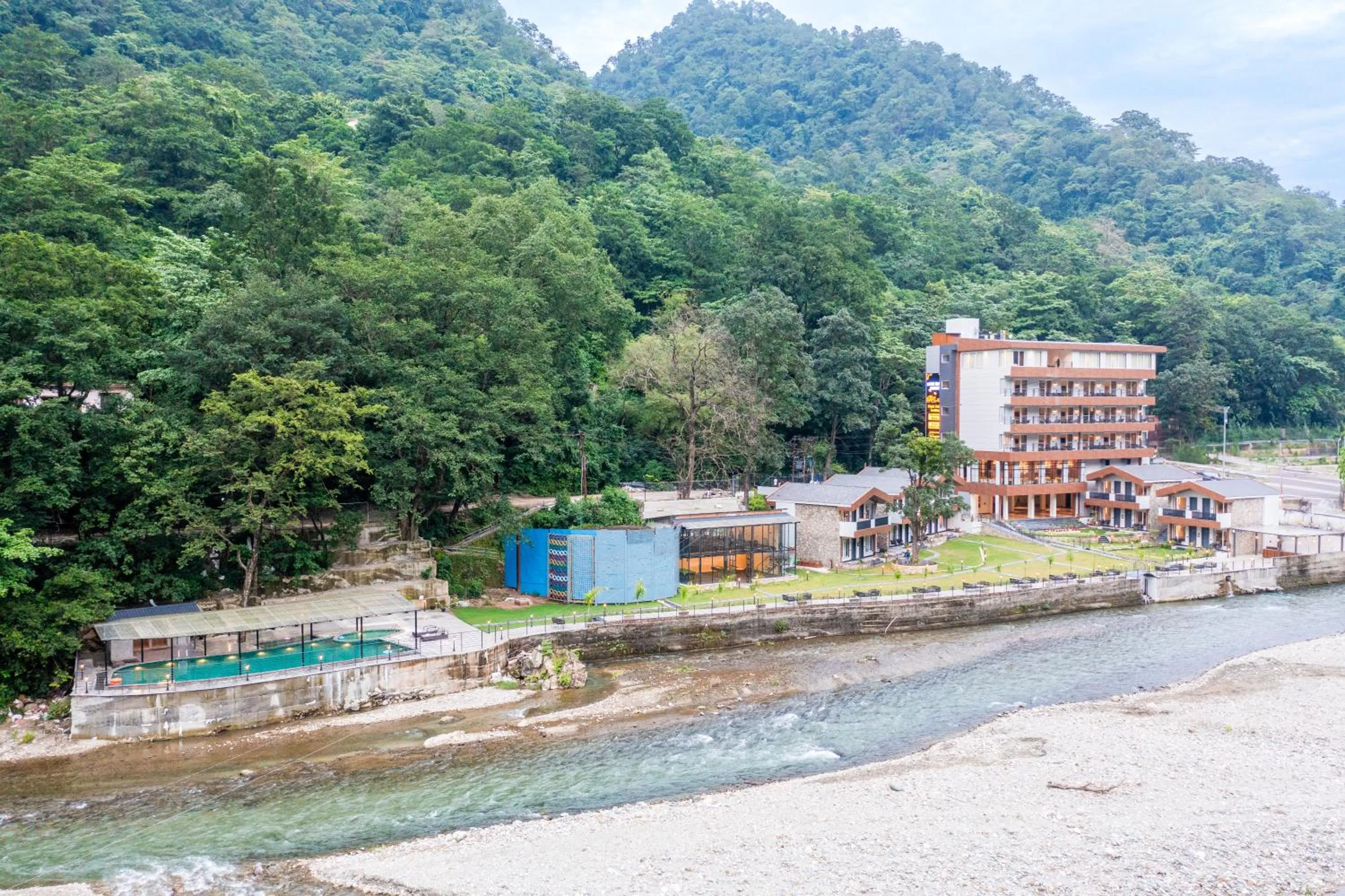 Property building in DLS Divine River Resort and Spa, Rishikesh