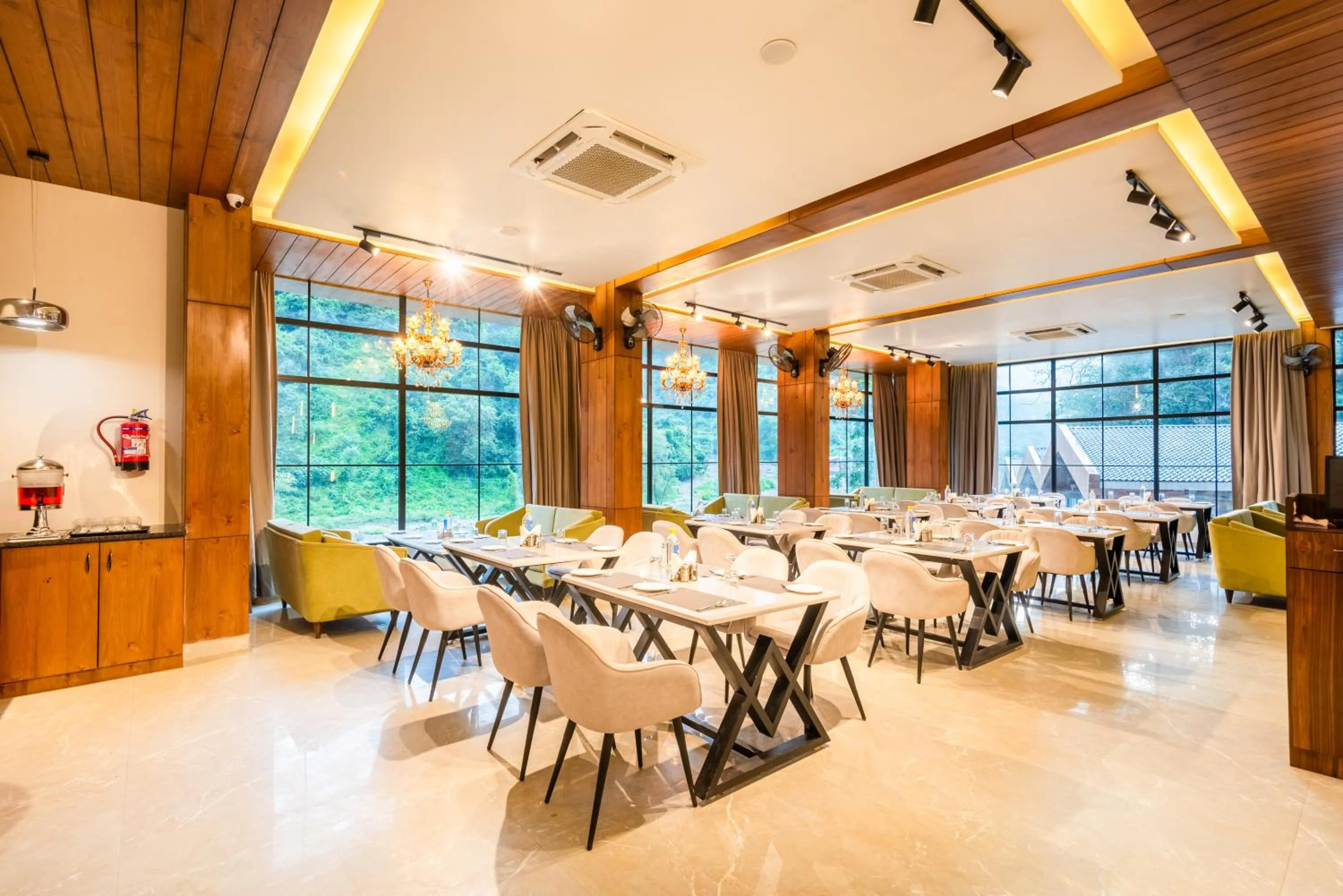 Restaurant/places to eat in DLS Divine River Resort and Spa, Rishikesh