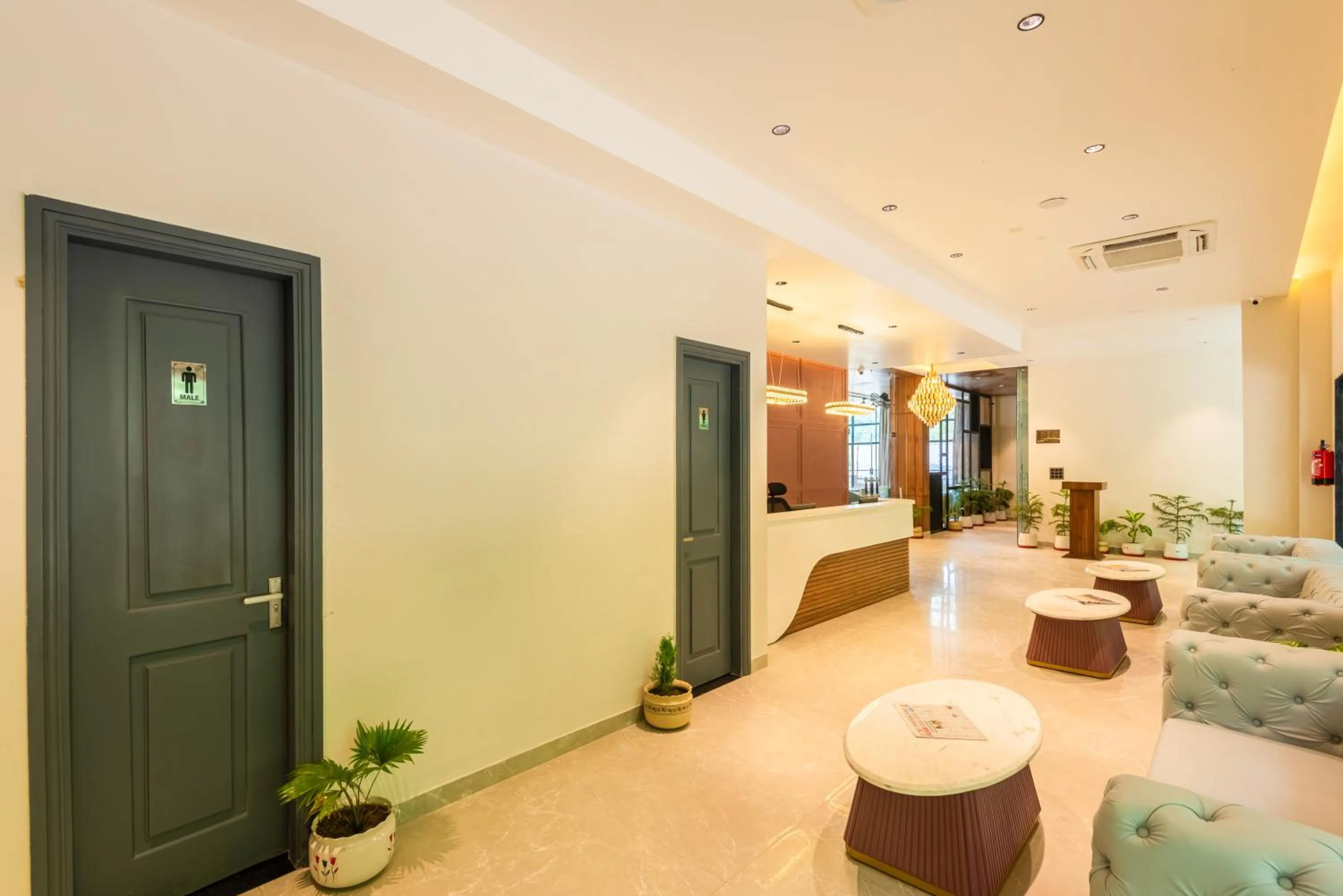 Lobby or reception in DLS Divine River Resort and Spa, Rishikesh