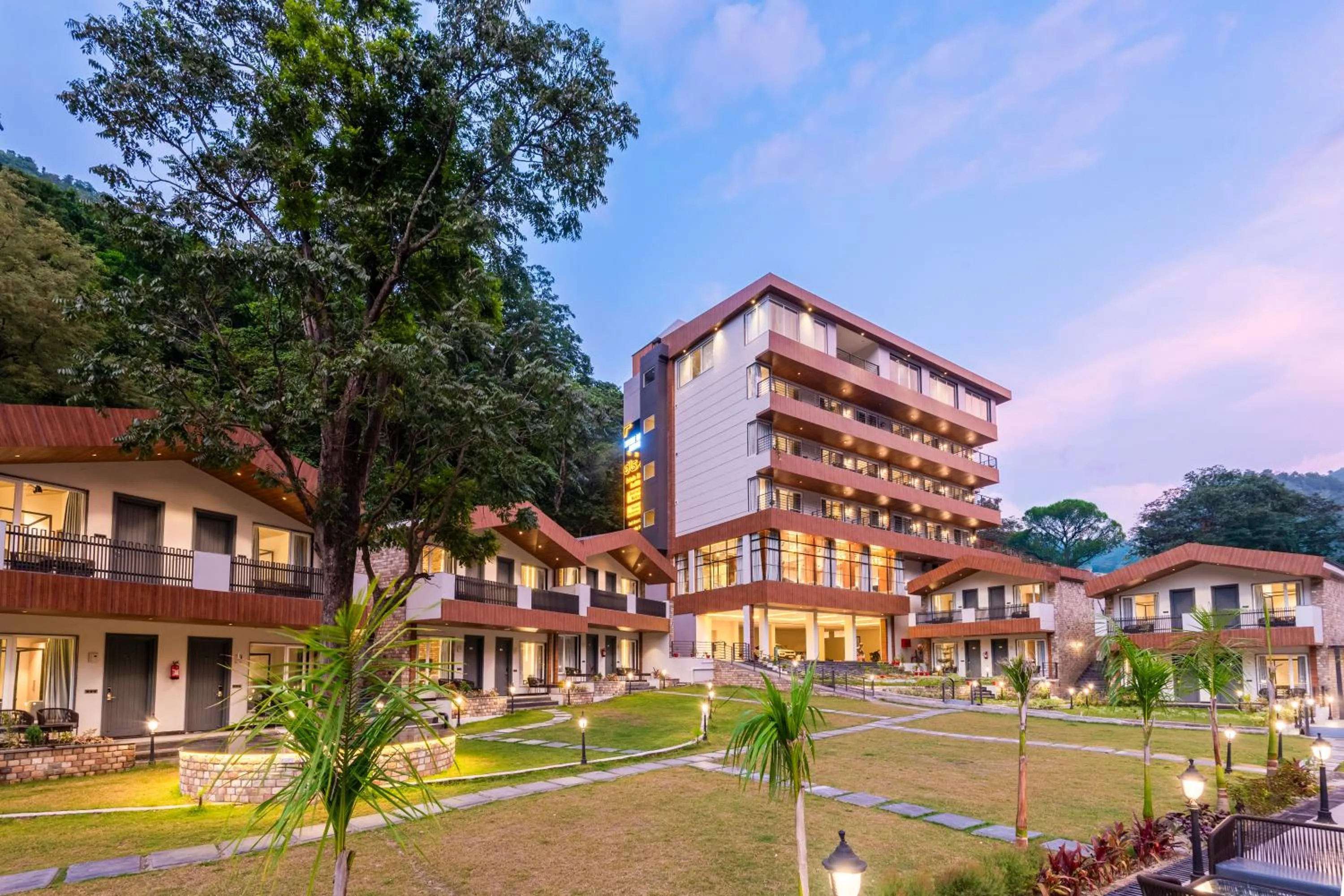 Property building in DLS Divine River Resort and Spa, Rishikesh