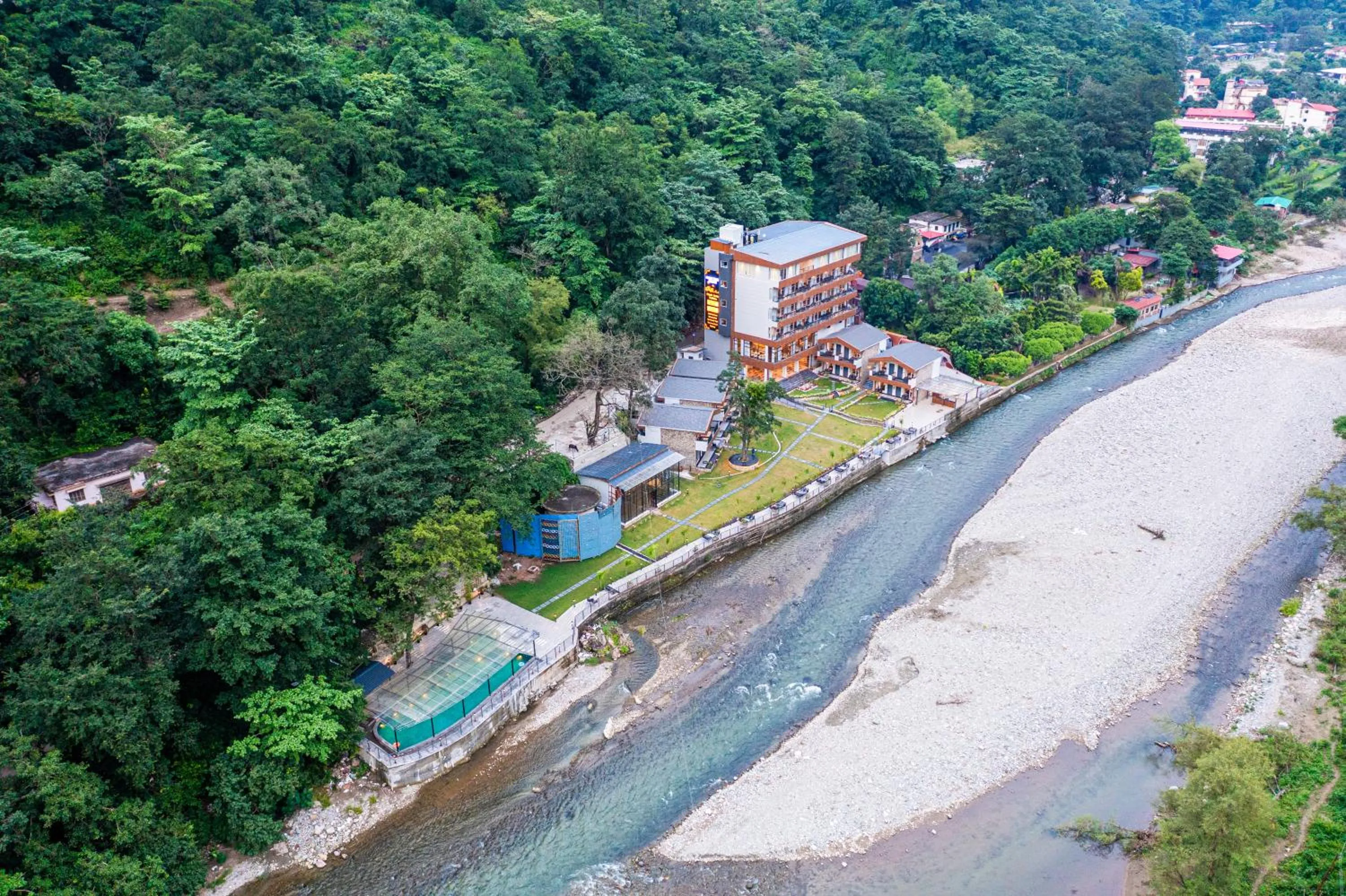 Property building in DLS Divine River Resort and Spa, Rishikesh