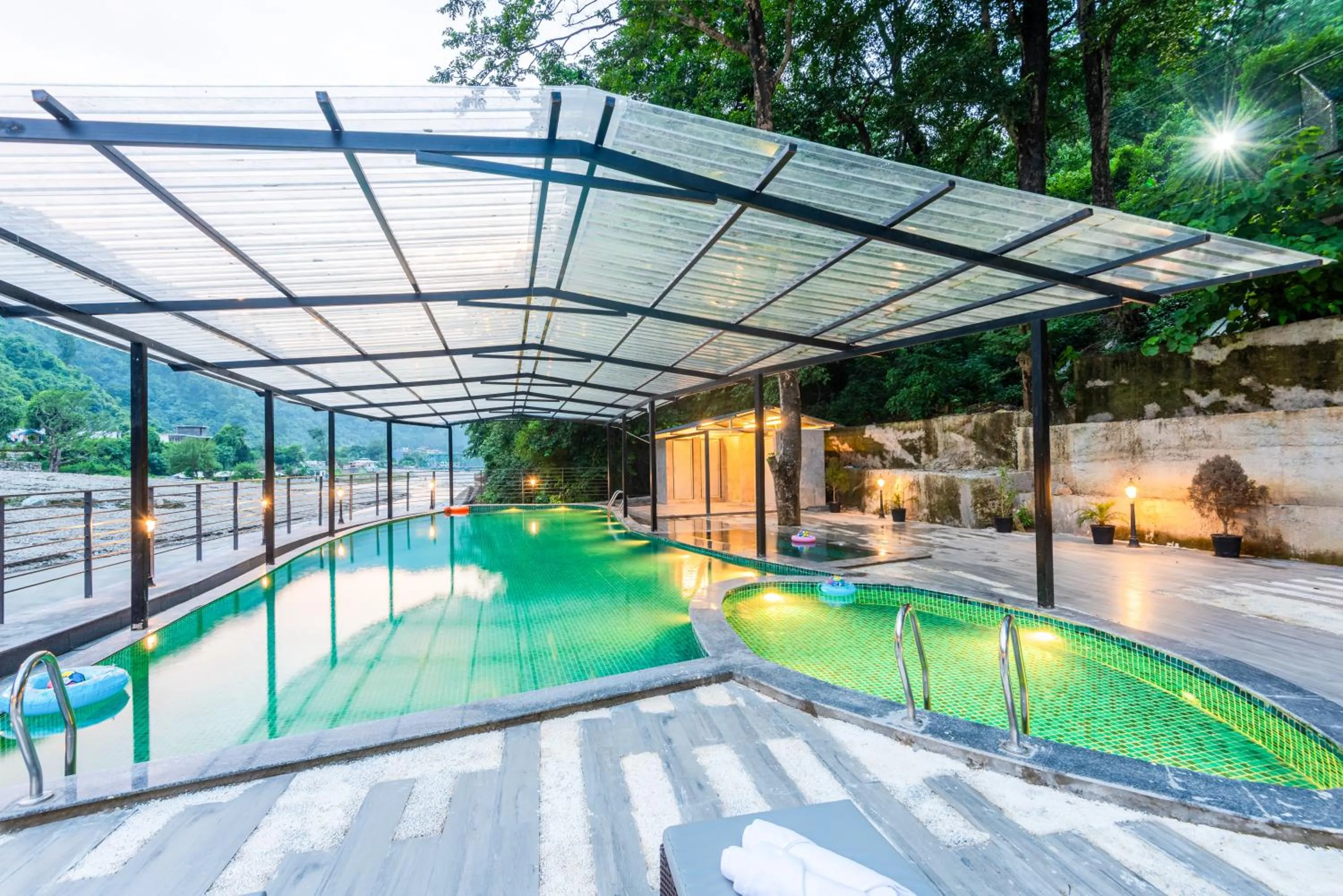 Property building in DLS Divine River Resort and Spa, Rishikesh