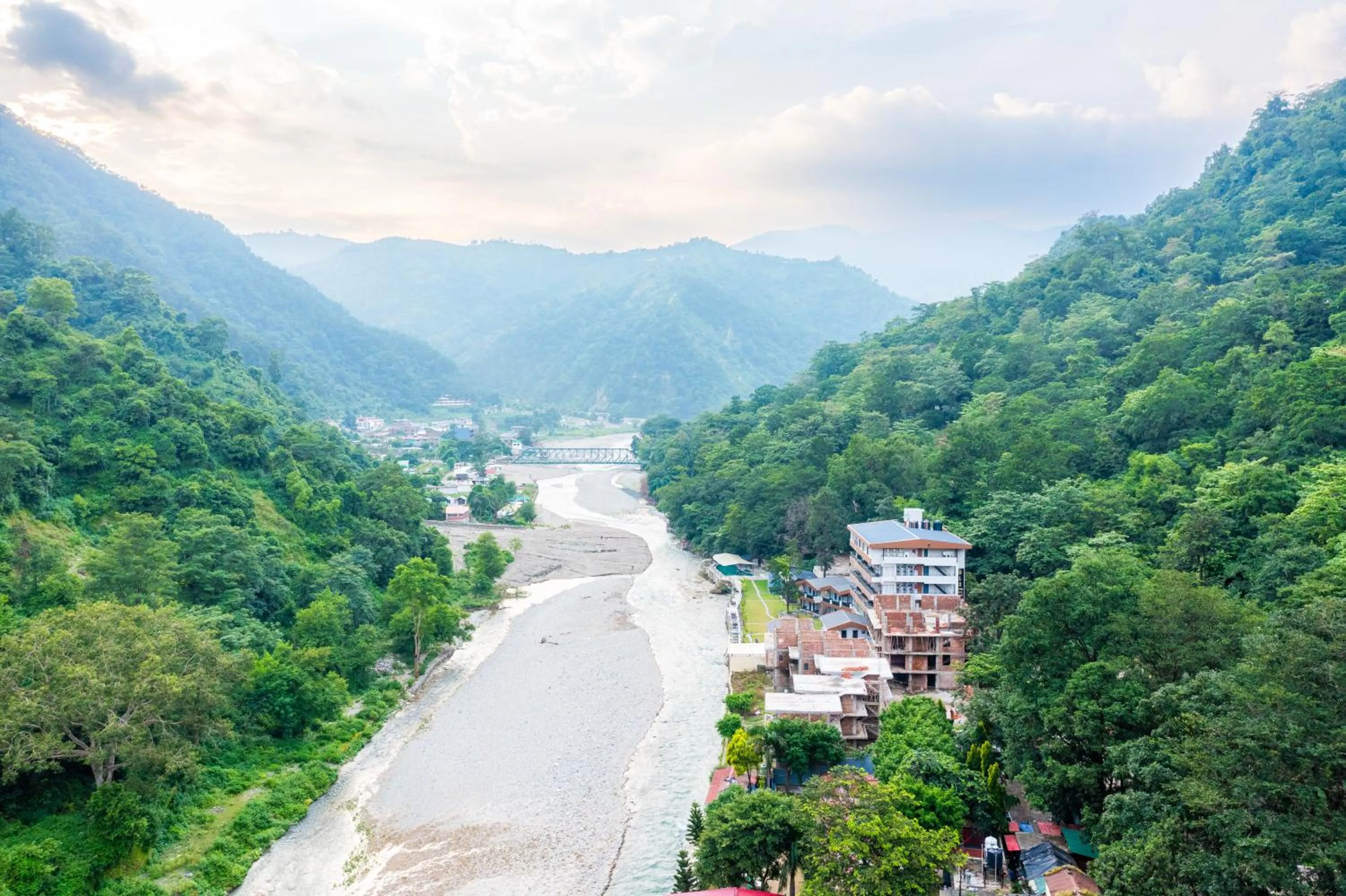 Property building in DLS Divine River Resort and Spa, Rishikesh