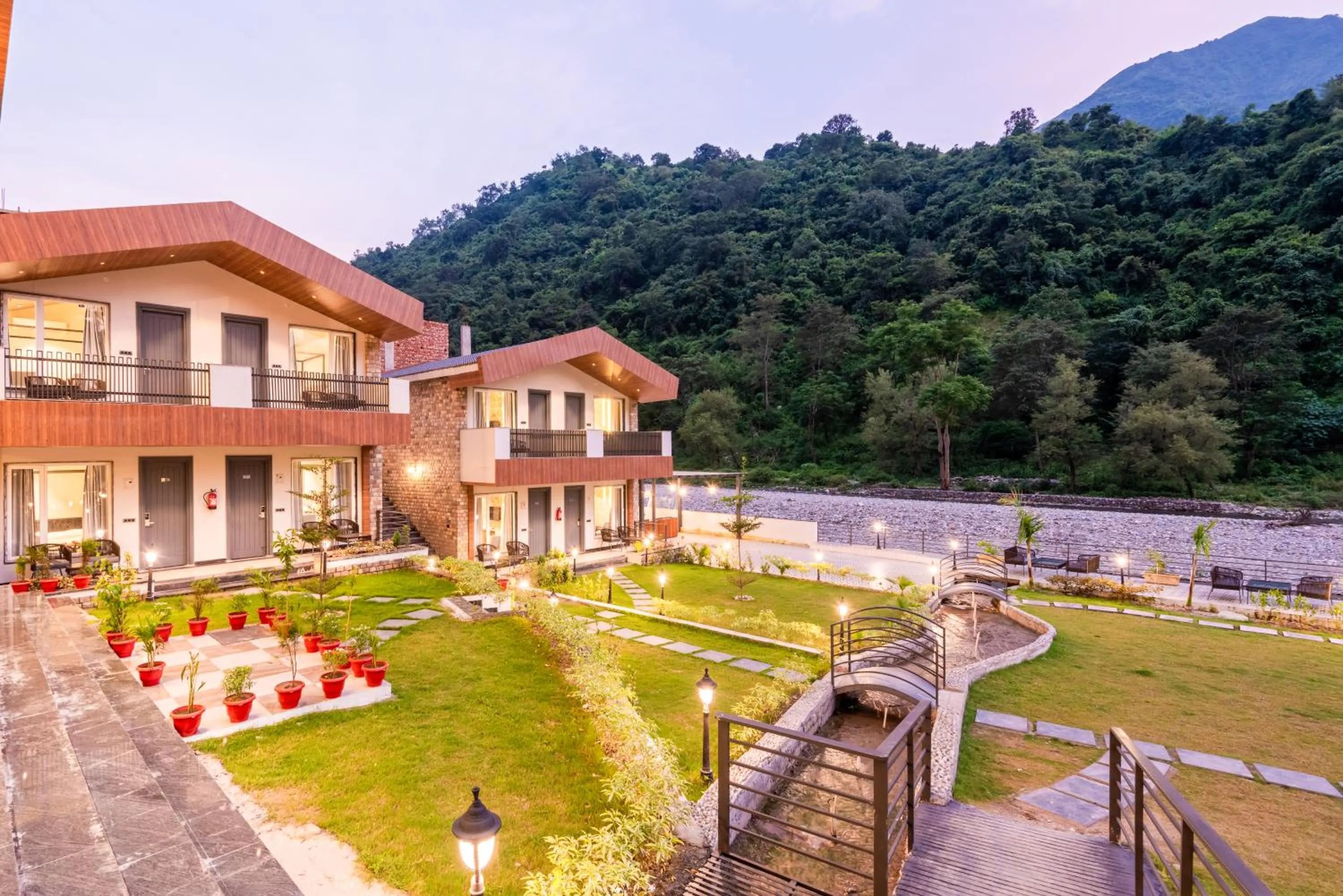 Property building in DLS Divine River Resort and Spa, Rishikesh