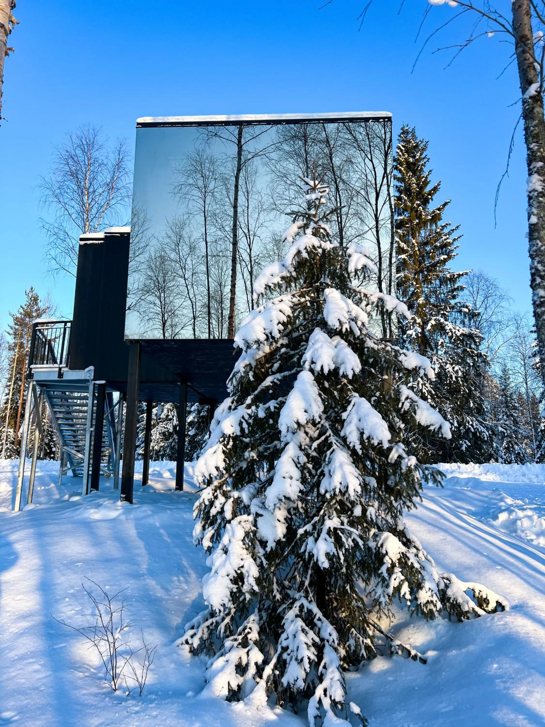 Property building in Silver Birch Resort Lapland