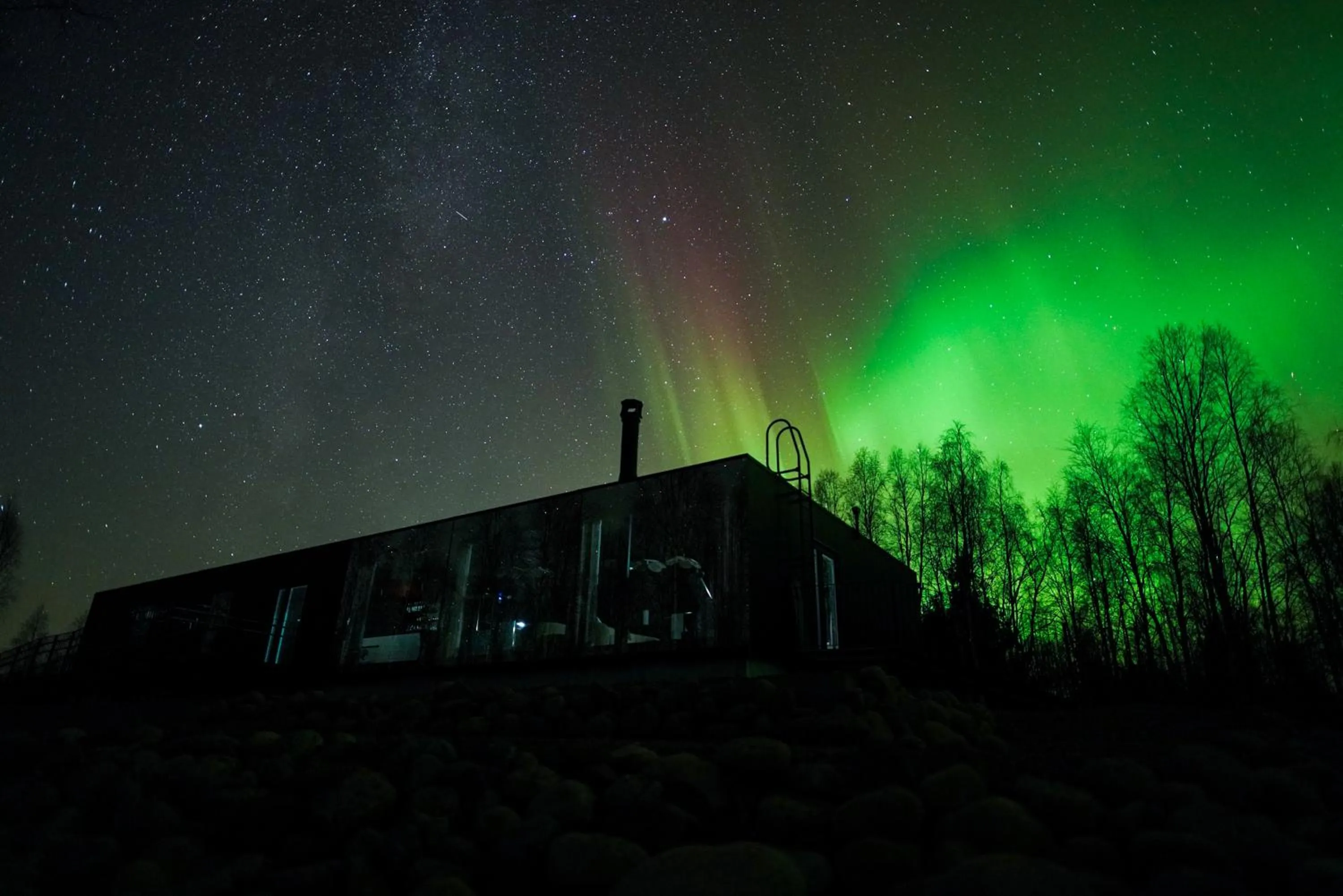 Property building in Silver Birch Resort Lapland