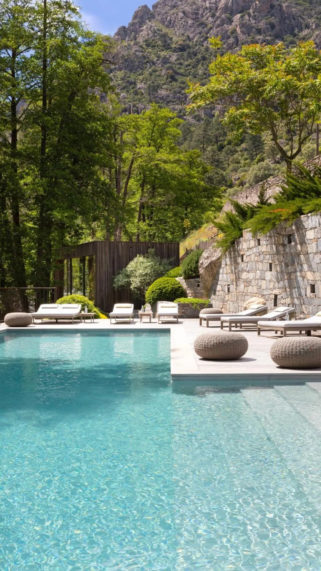 Swimming pool in Dominique Colonna