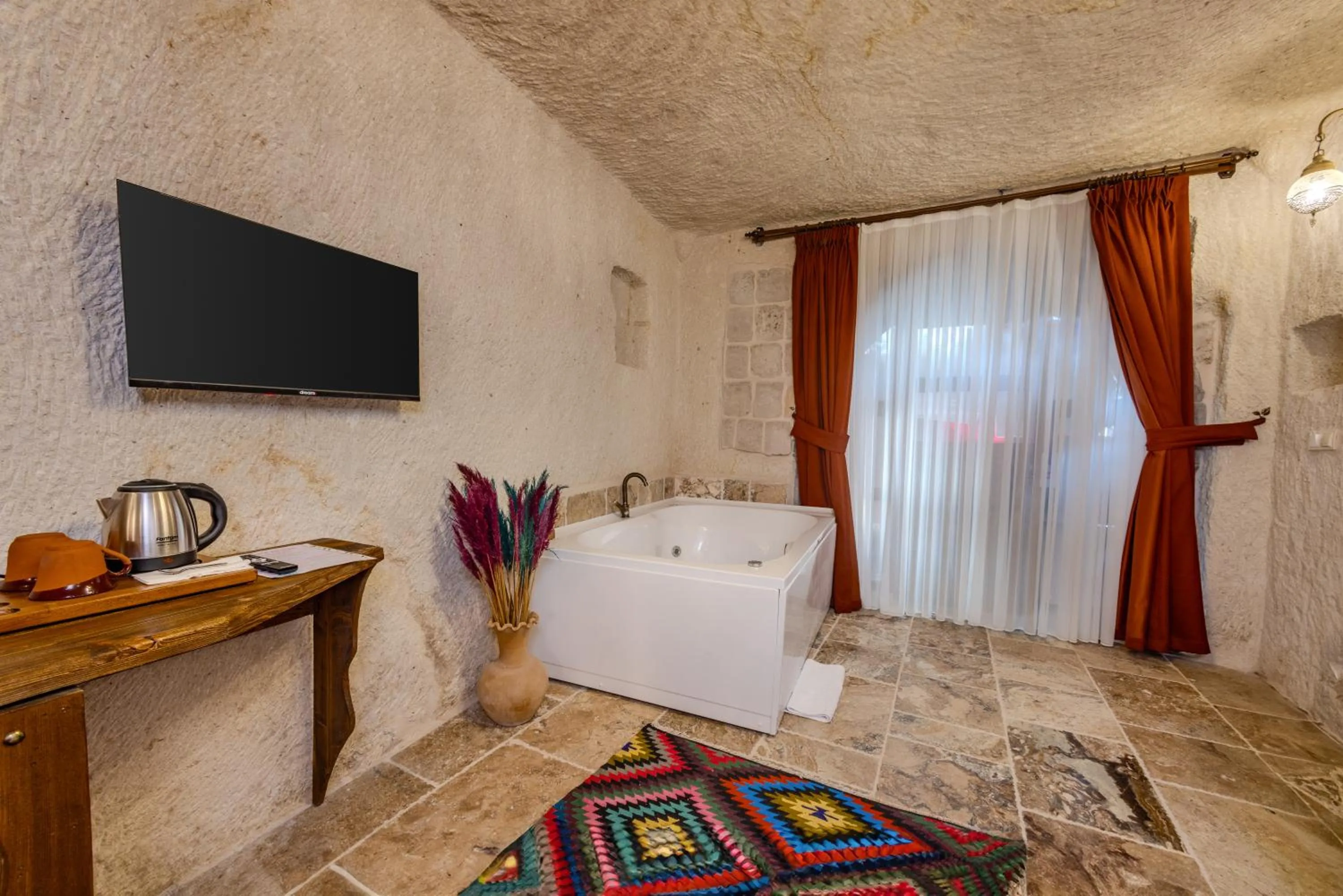 Living room in Gala Cave Cappadocia