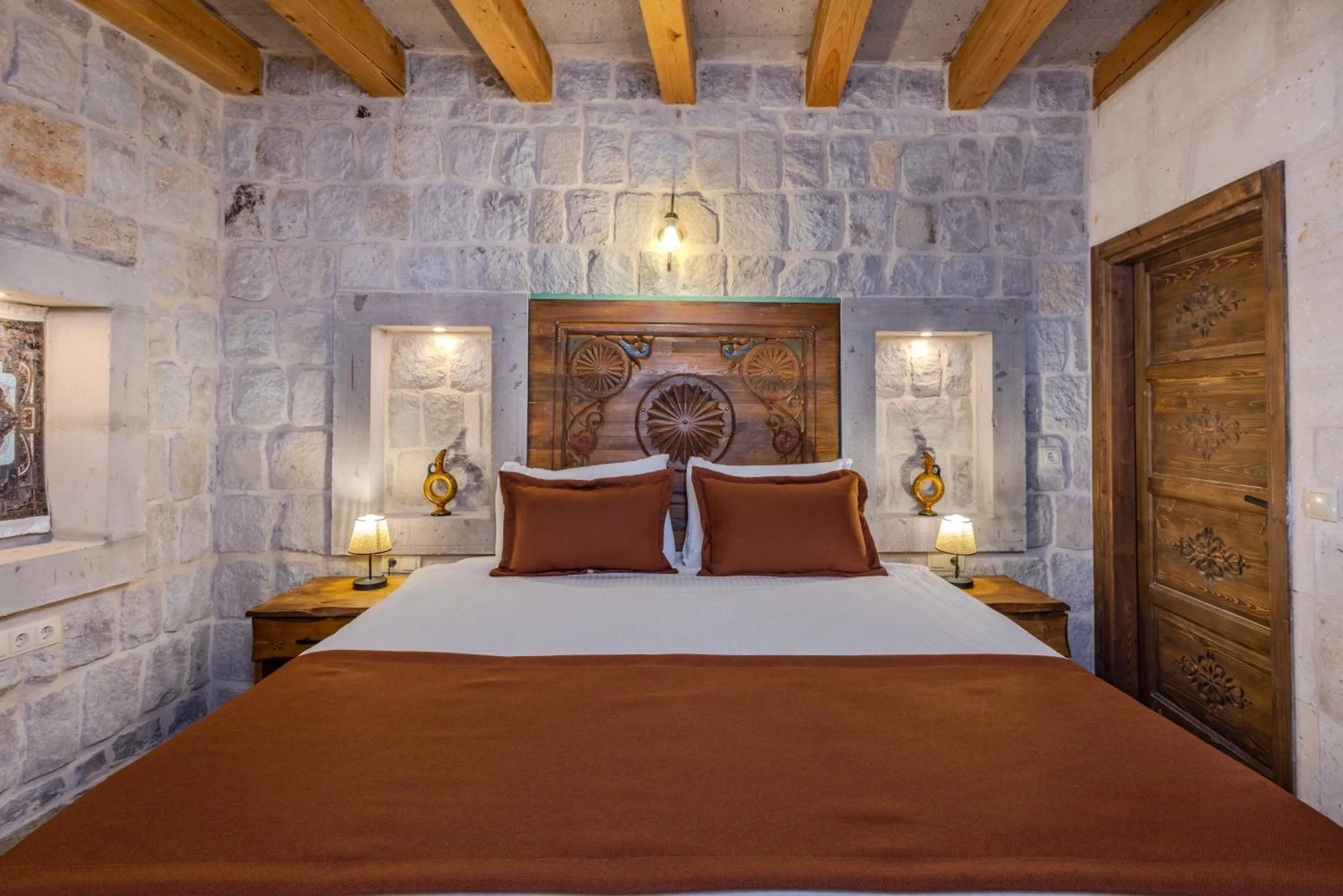 Bedroom, Bed in Gala Cave Cappadocia