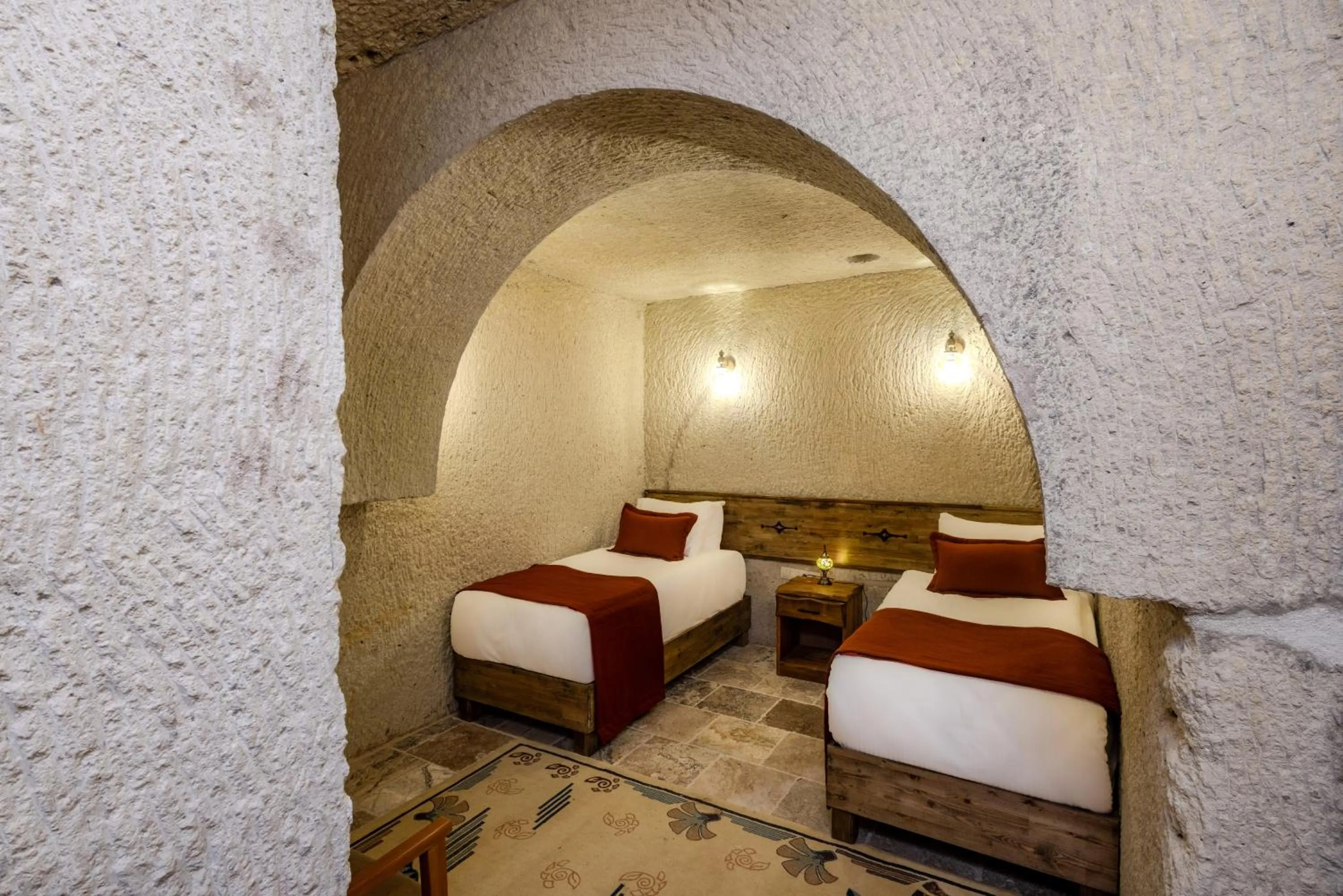 Photo of the whole room, Bed in Gala Cave Cappadocia