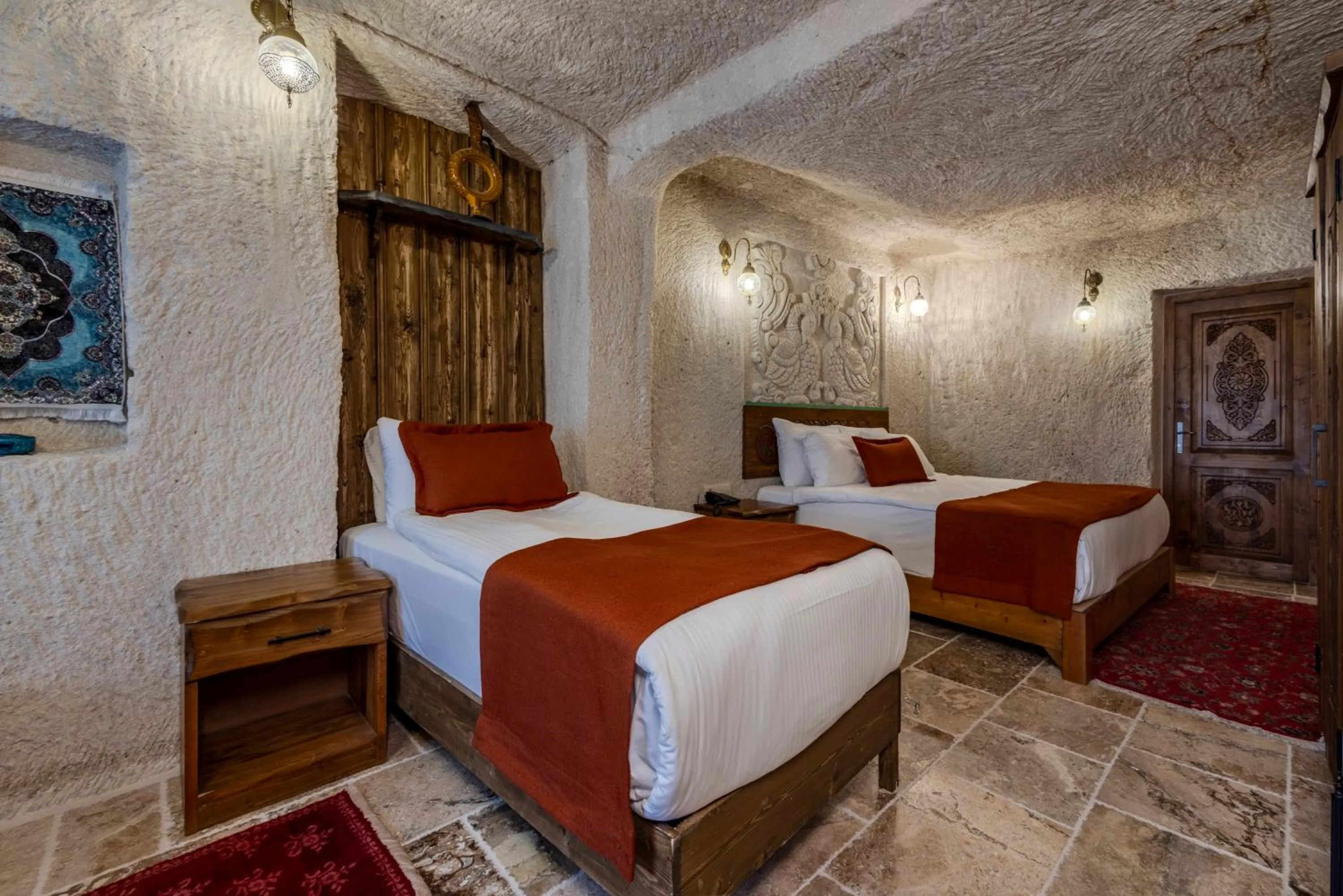 Bed in Gala Cave Cappadocia