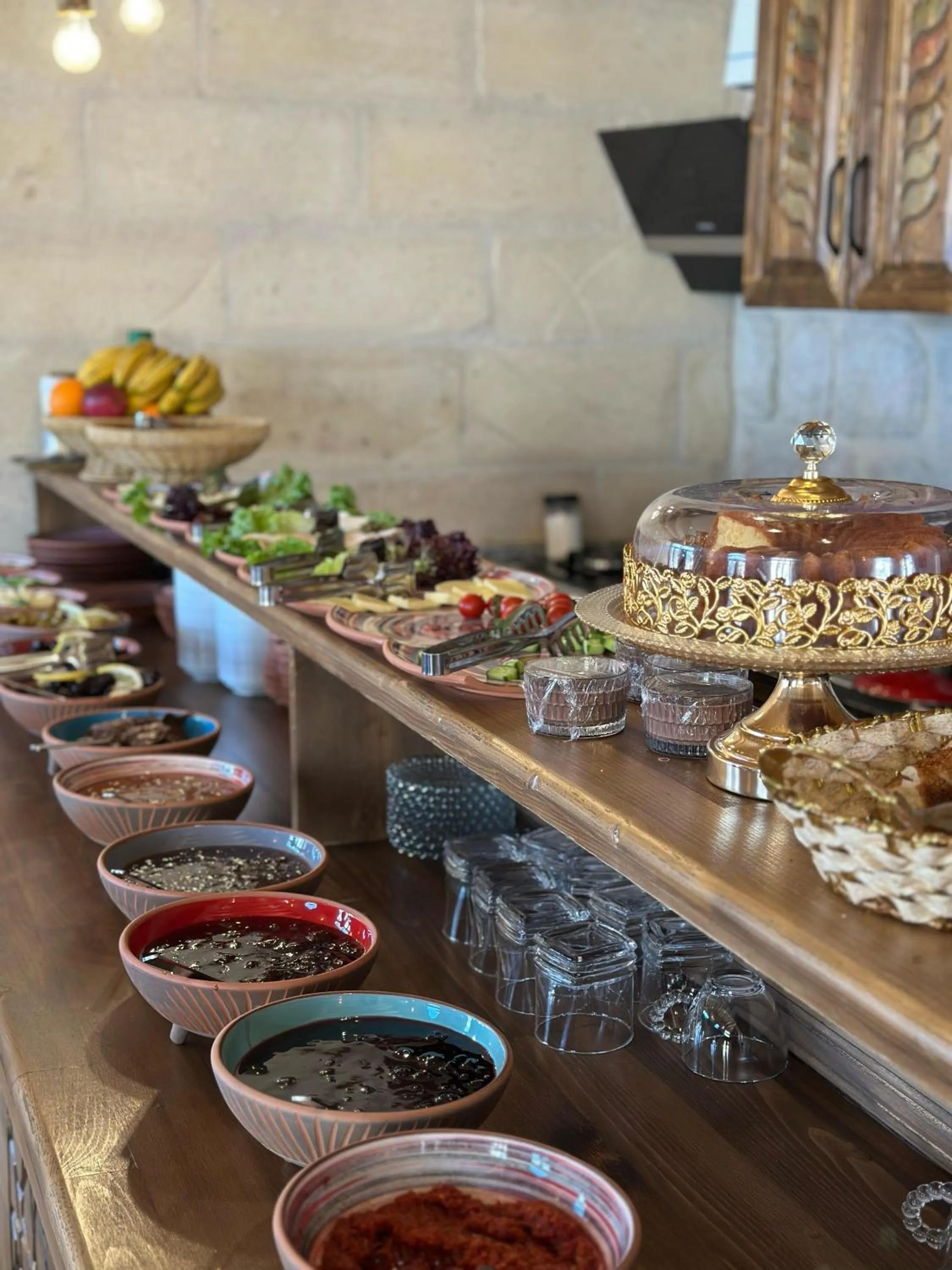 Food and drinks in Gala Cave Cappadocia