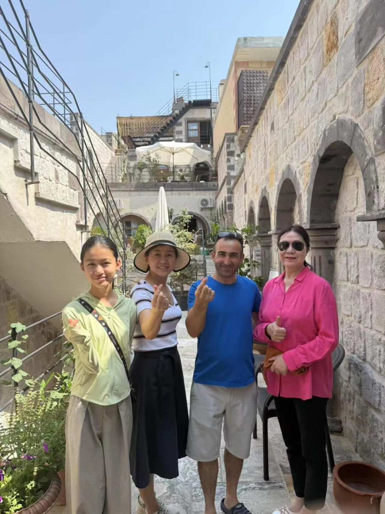 Garden in Gala Cave Cappadocia