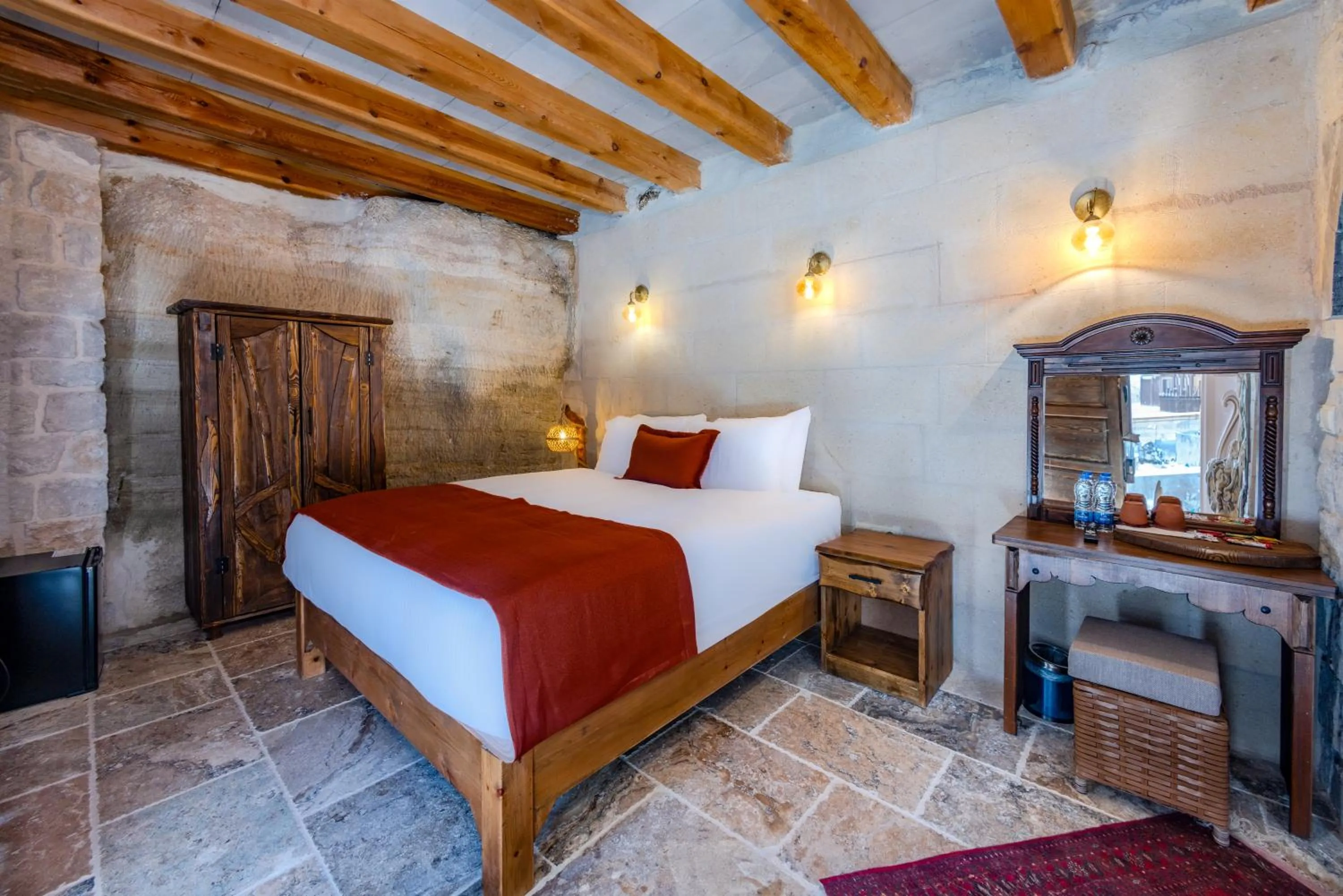 Bedroom, Bed in Gala Cave Cappadocia