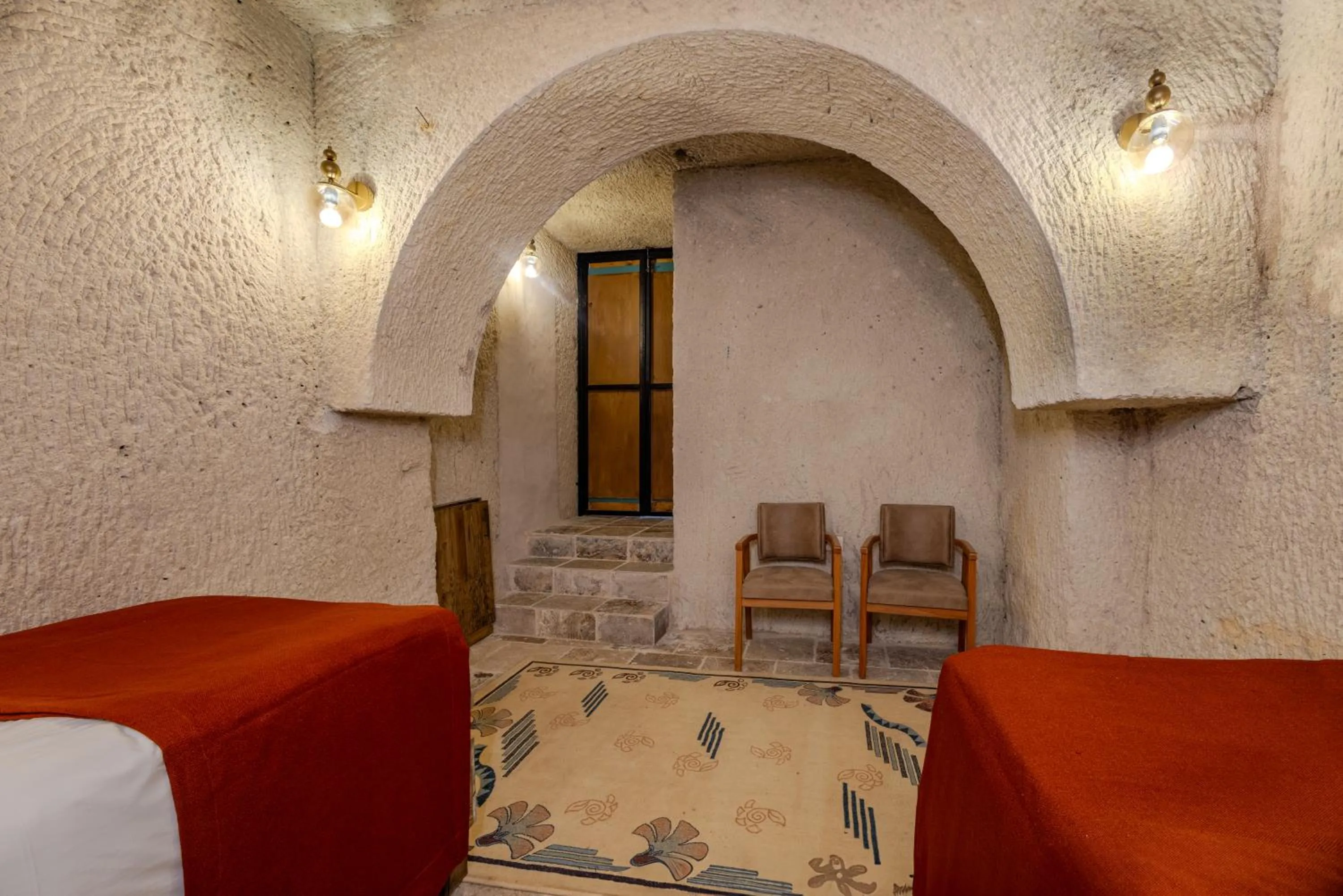 Photo of the whole room, Bed in Gala Cave Cappadocia