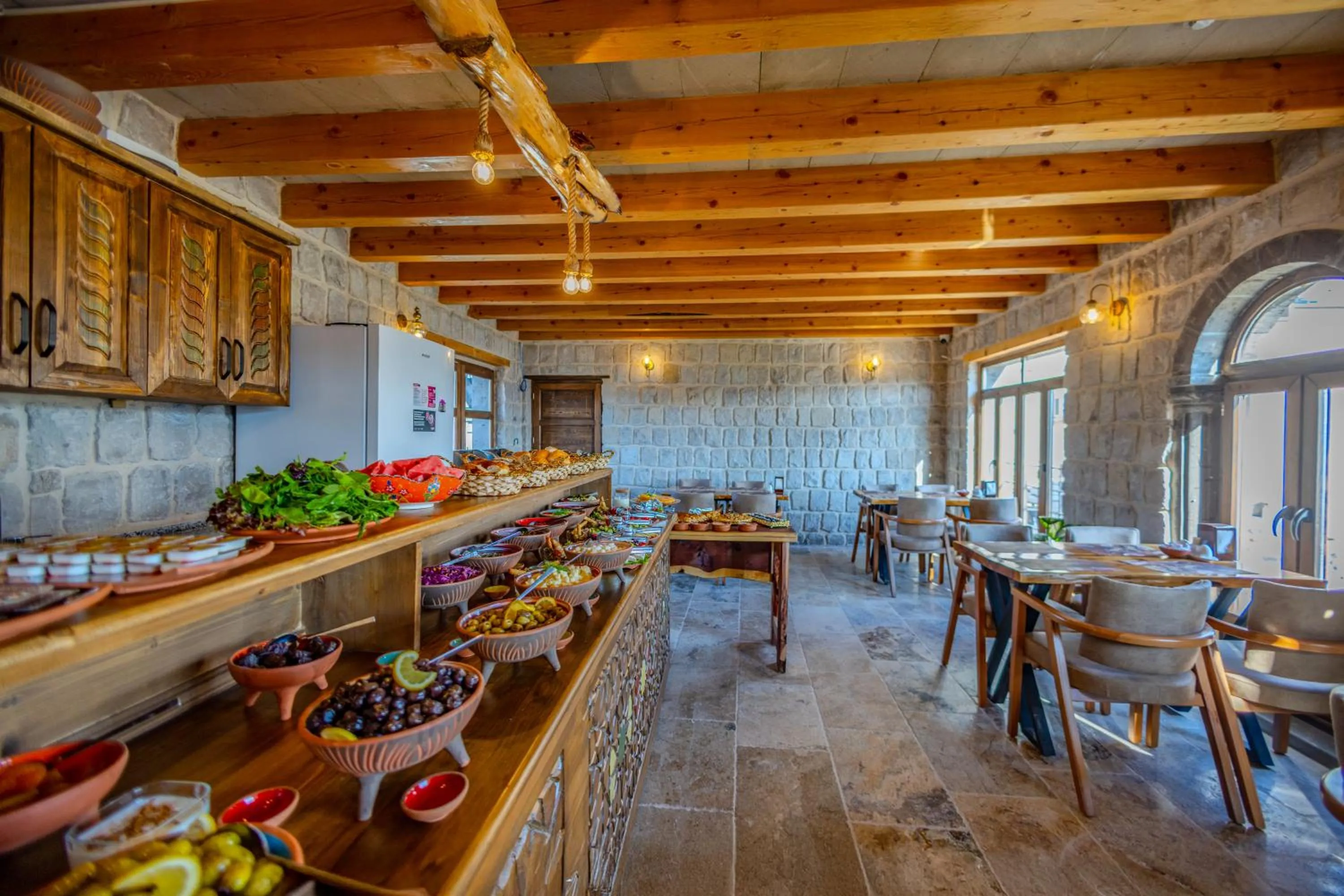 Buffet breakfast in Gala Cave Cappadocia