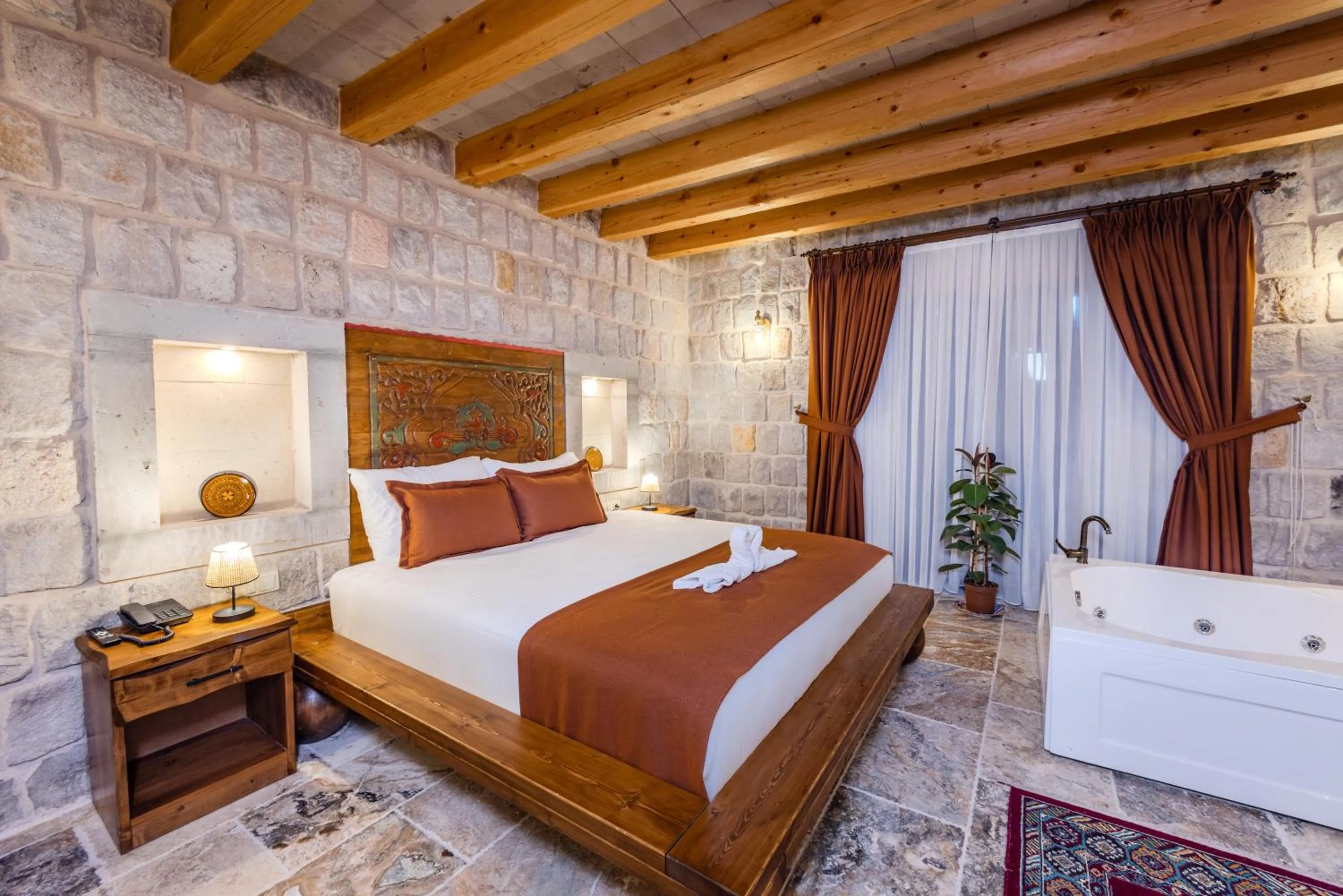 Bedroom, Bed in Gala Cave Cappadocia