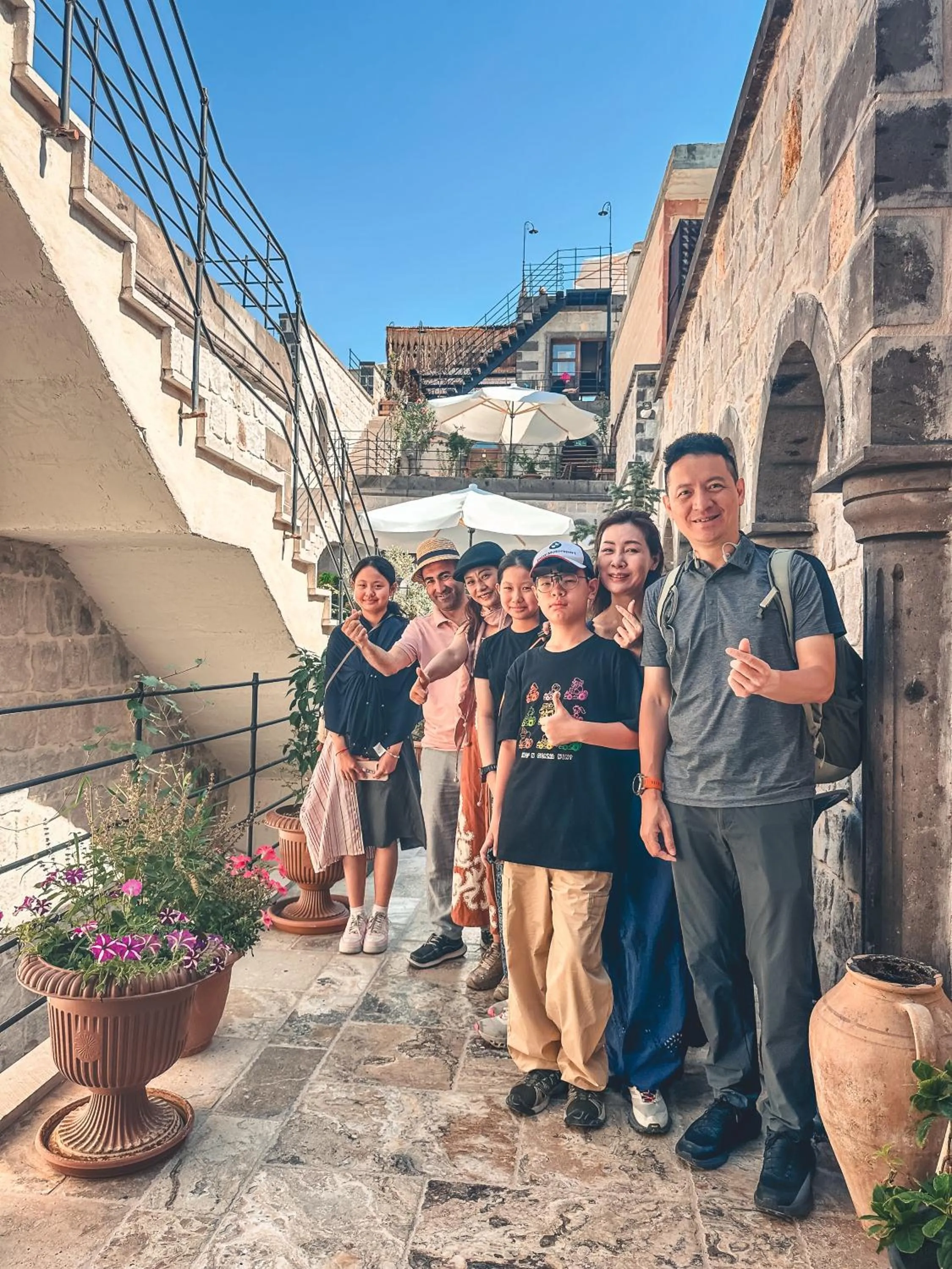 Garden in Gala Cave Cappadocia