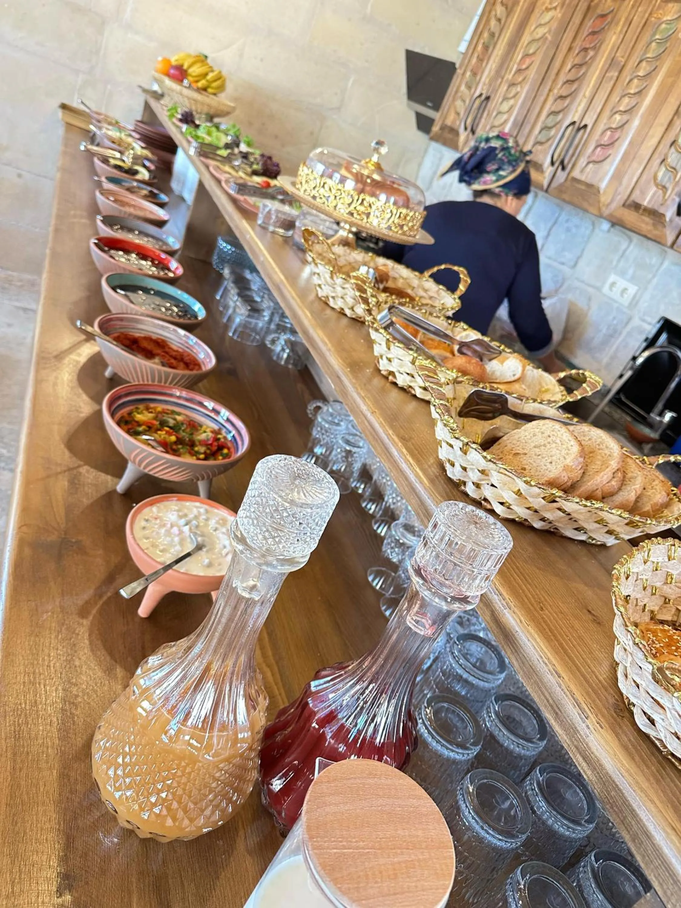 Food in Gala Cave Cappadocia