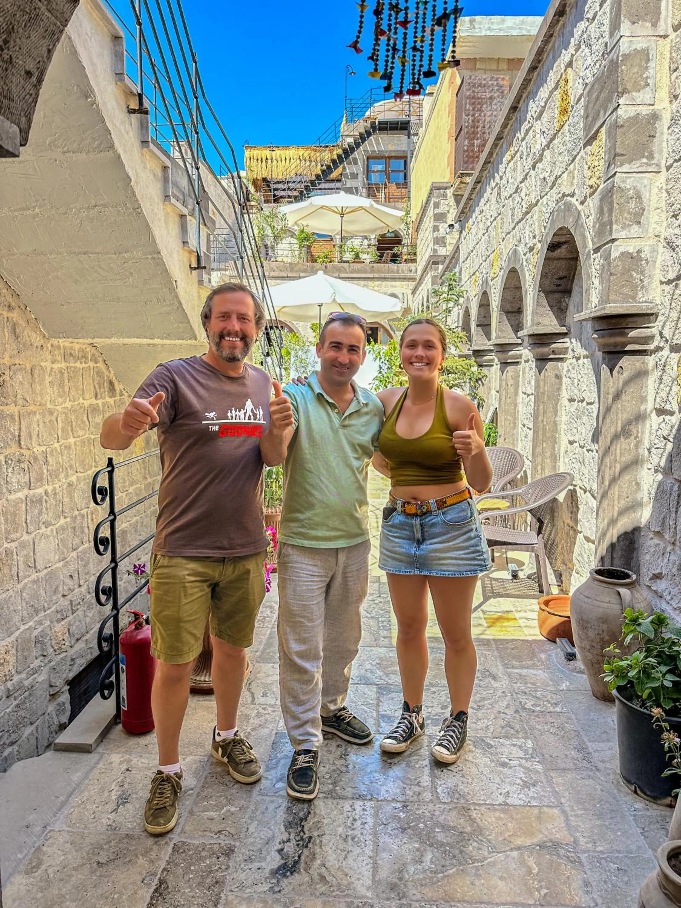 Garden in Gala Cave Cappadocia