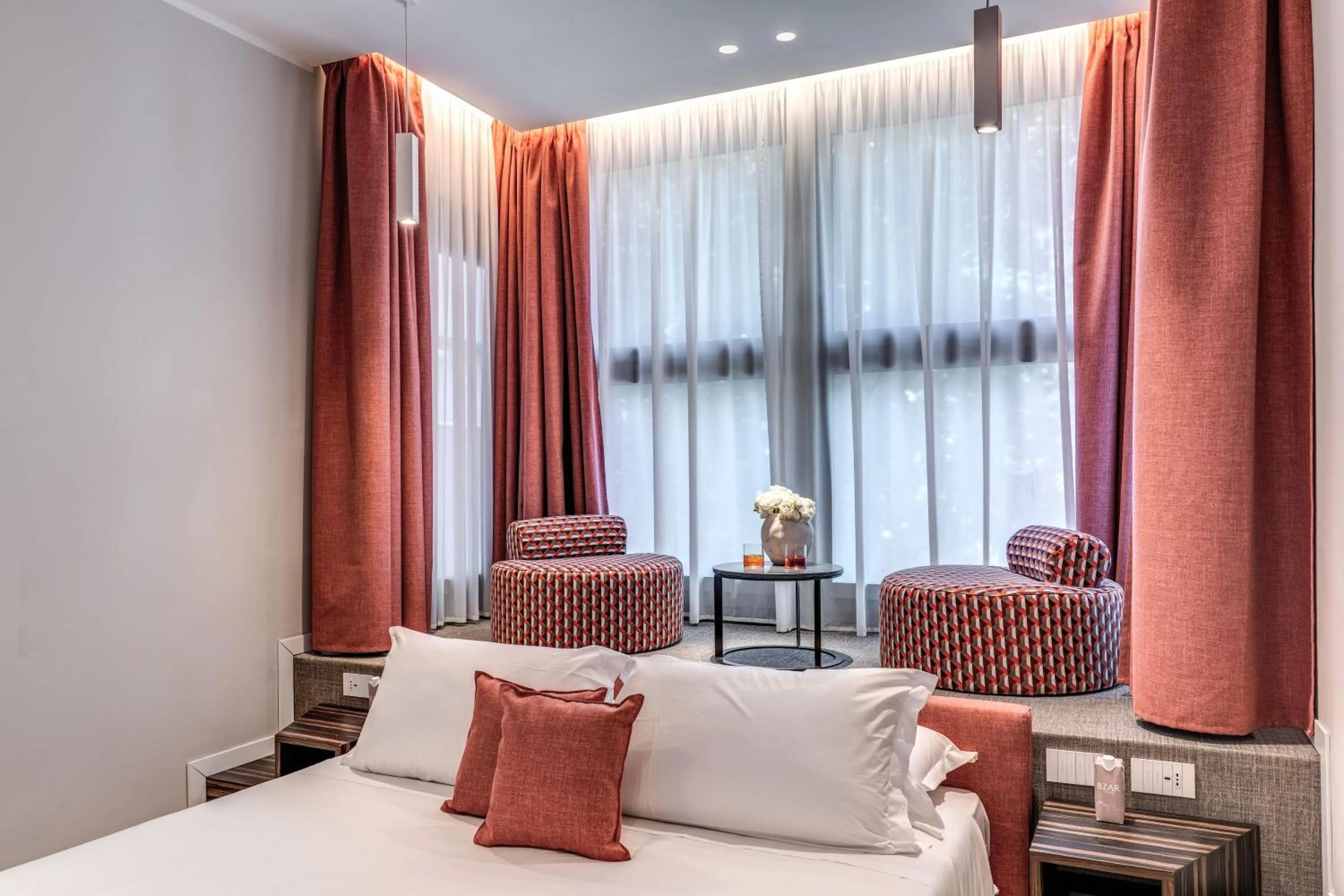 Bed in Parioli Cube Hotel