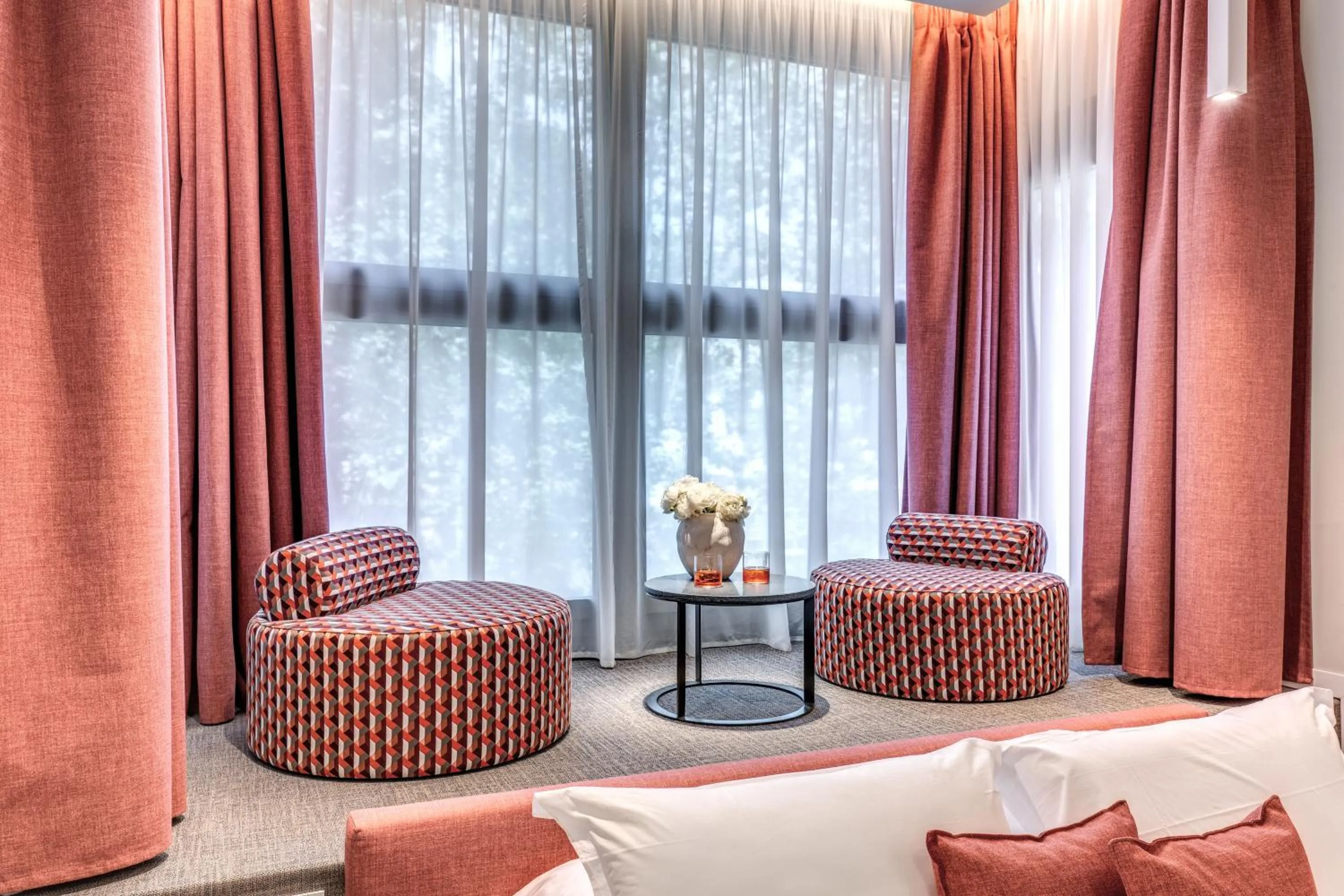 Decorative detail in Parioli Cube Hotel