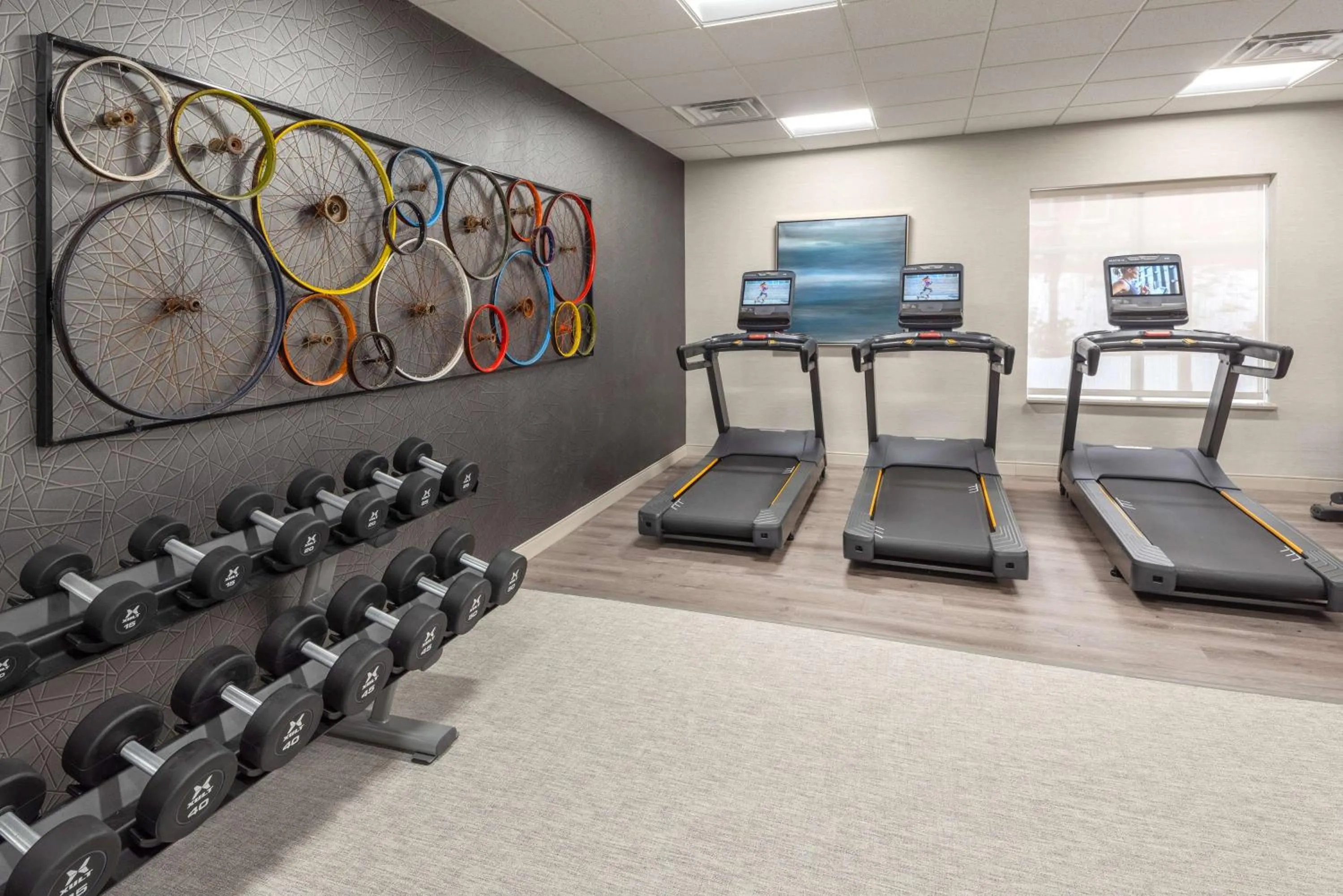 Fitness centre/facilities in Homewood Suites by Hilton Gateway Hills Nashua