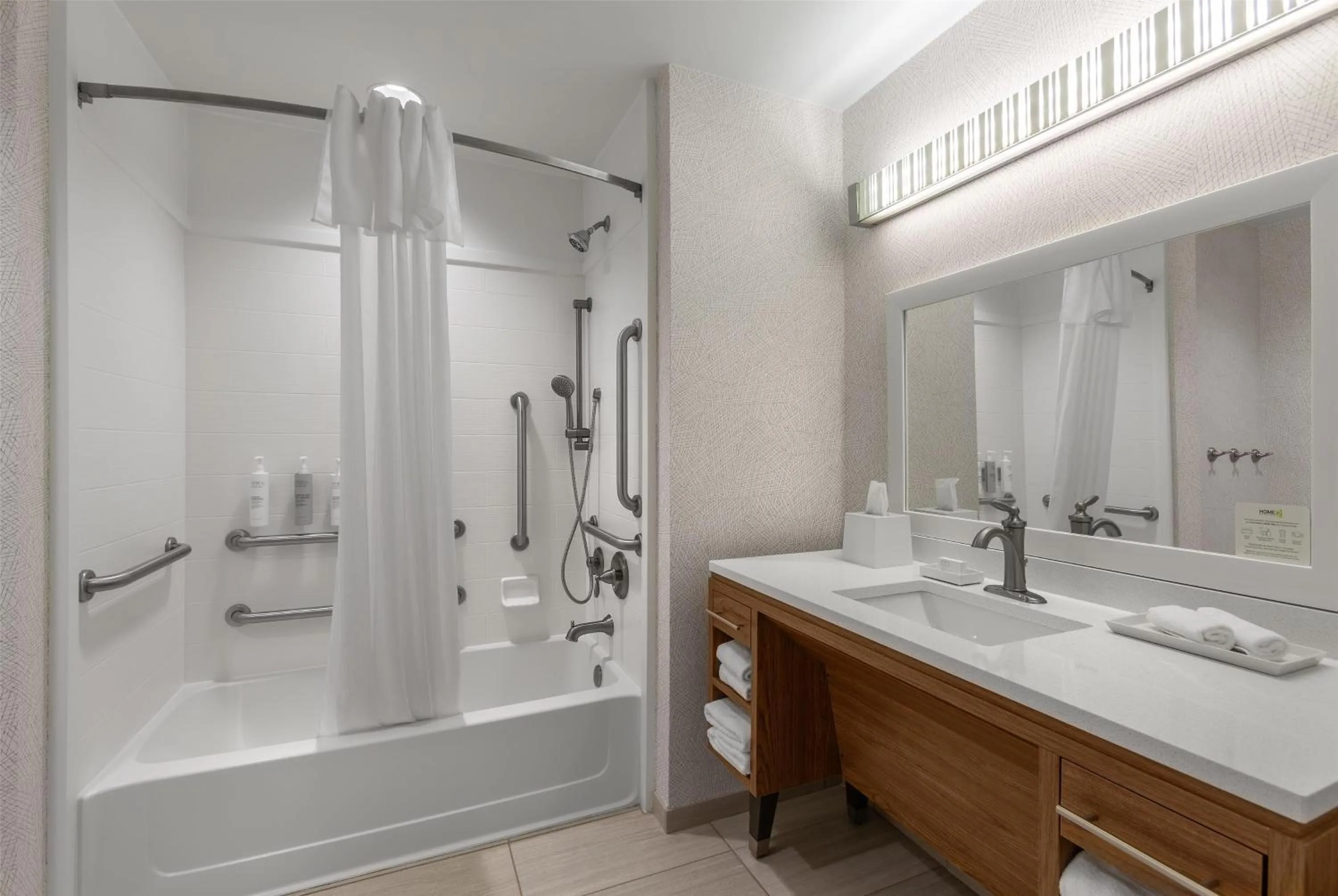 Bathroom in Home2 Suites by Hilton Greenville Airport