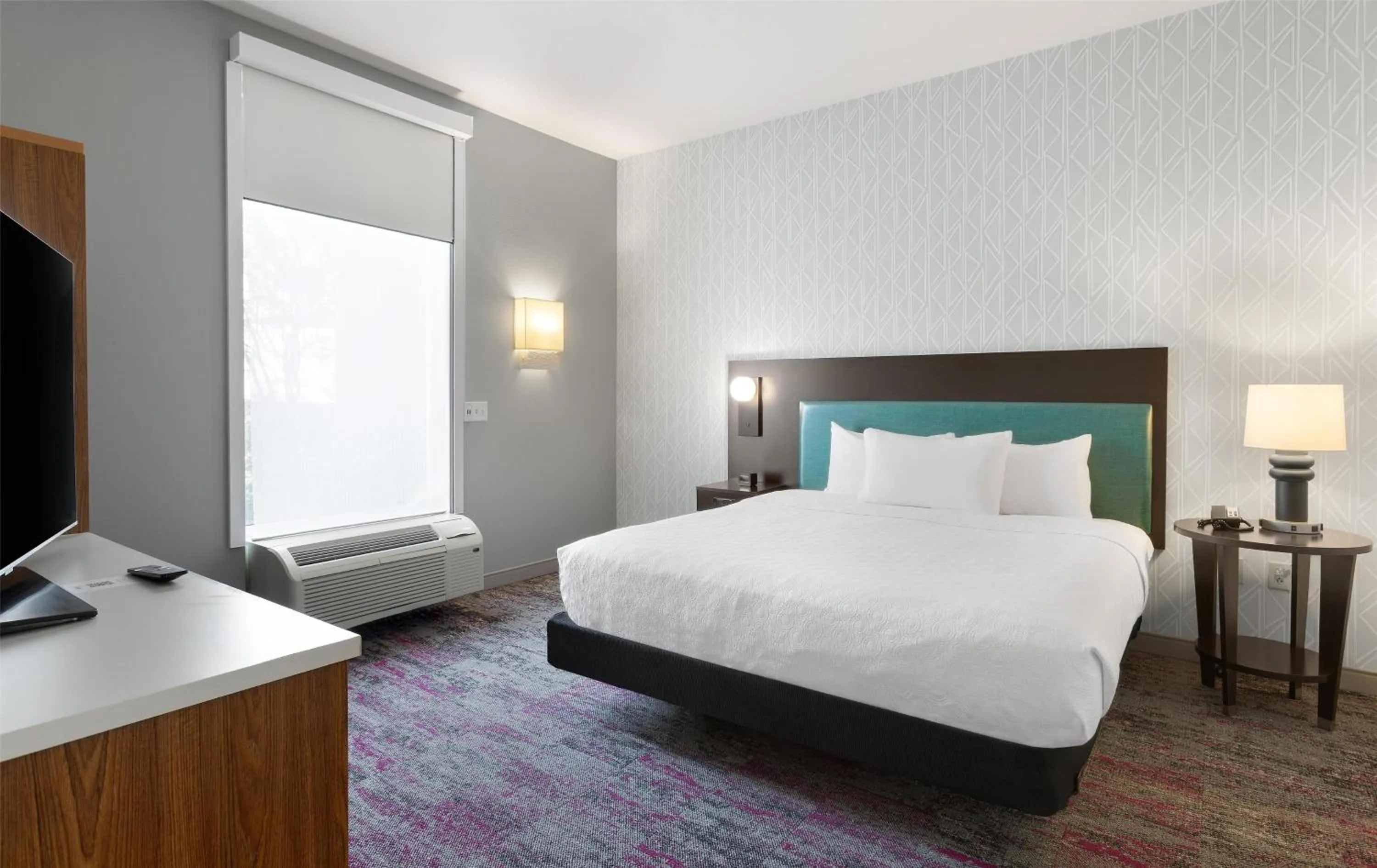 Bed in Home2 Suites by Hilton Greenville Airport